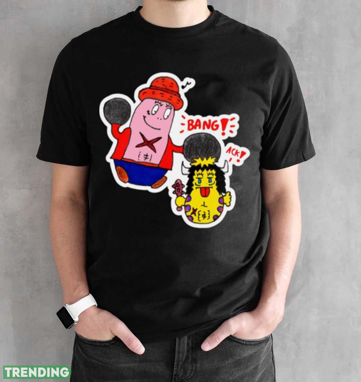 Barbapapa X One Piece shirt Dark Shirt Barbapapa X One Piece shirt Dark Shirt