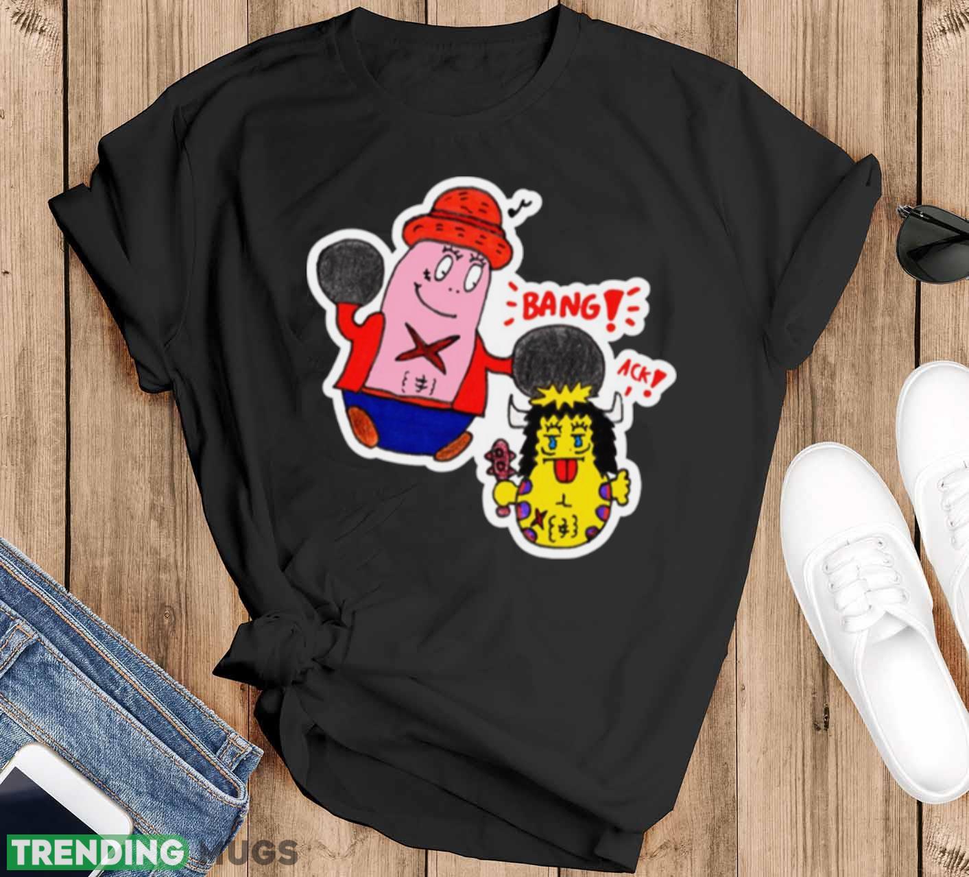 Barbapapa X One Piece shirt - Black T-Shirt Barbapapa X One Piece shirt - Black T-Shirt