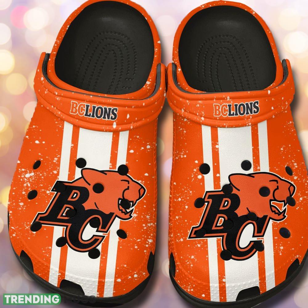 BC Lions Logo CFL Classic Clog Shoes For Fans Clog Shoes BC Lions Logo CFL Classic Clog Shoes For Fans Clog Shoes