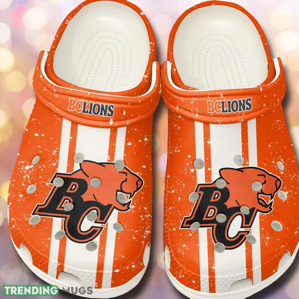 BC Lions Logo CFL Classic Clog Shoes For Fans - BC Lions Logo CFL_1 BC Lions Logo CFL Classic Clog Shoes For Fans - BC Lions Logo CFL_1