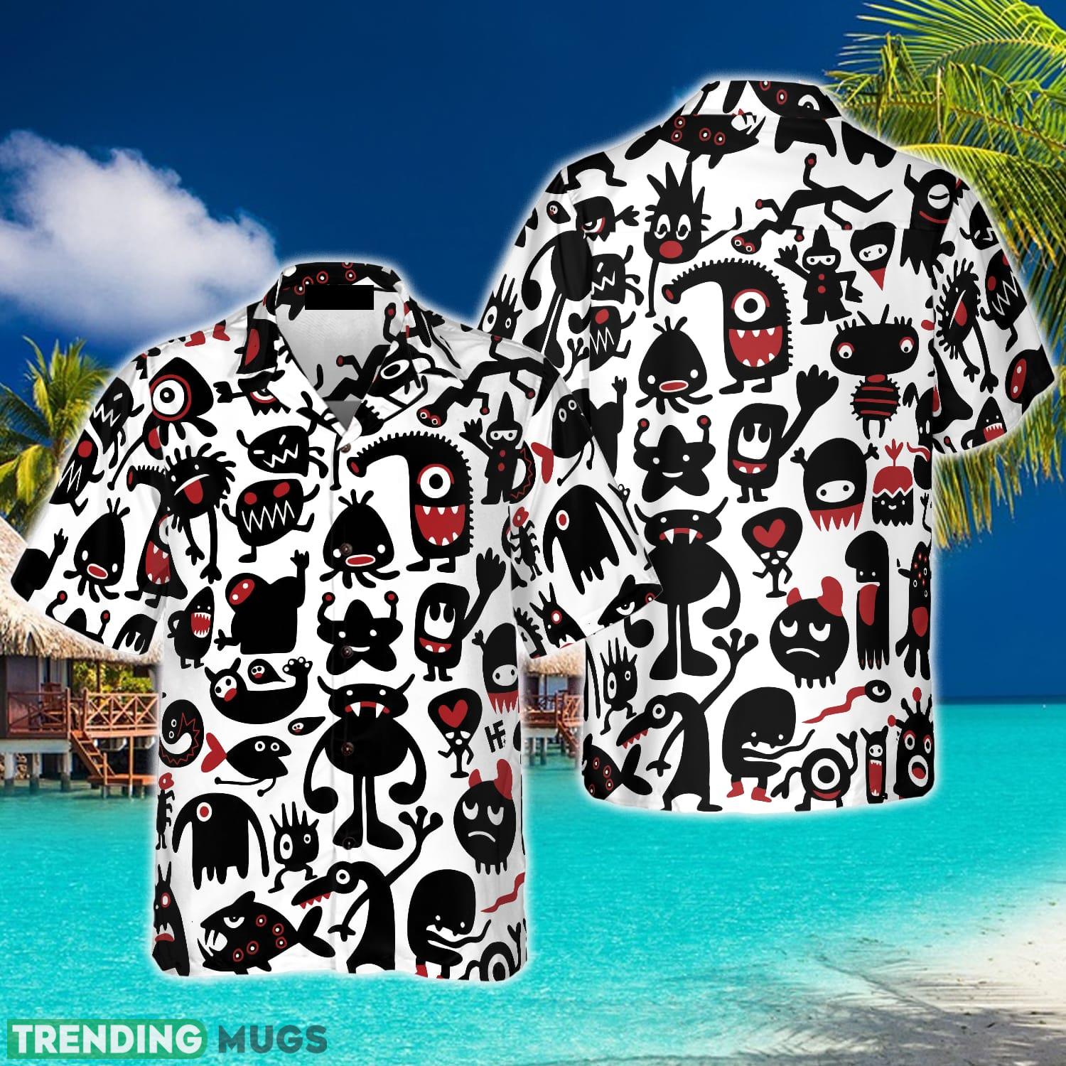 Black Monsters For Halloween Hawaiian Shirt Summer Beach Gift For Men And Women - Black Monsters For Halloween Hawaiian Shirt_1 Black Monsters For Halloween Hawaiian Shirt Summer Beach Gift For Men And Women - Black Monsters For Halloween Hawaiian Shirt_1