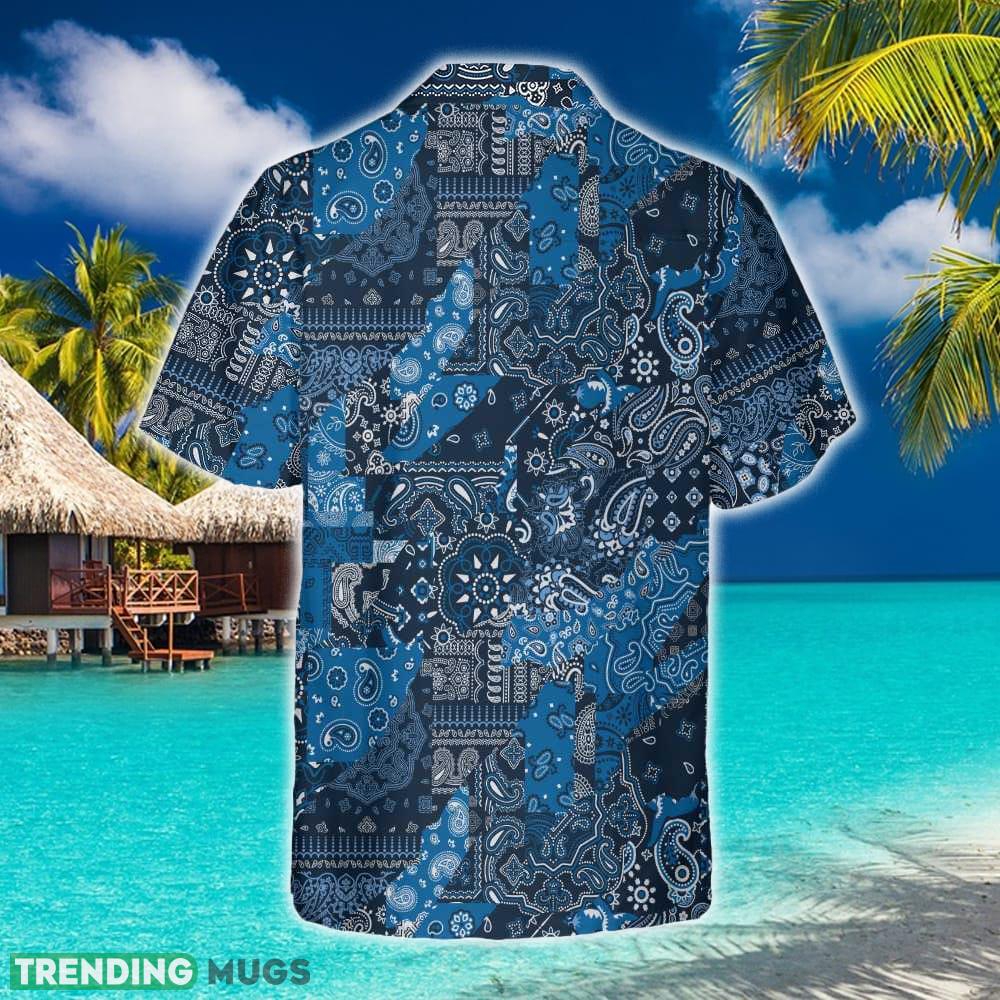 Blue Bandana Kerchief Paisley Pattern Hawaiian Shirt Summer Beach Gift For Men And Women Hawaiian Shirt Blue Bandana Kerchief Paisley Pattern Hawaiian Shirt Summer Beach Gift For Men And Women Hawaiian Shirt