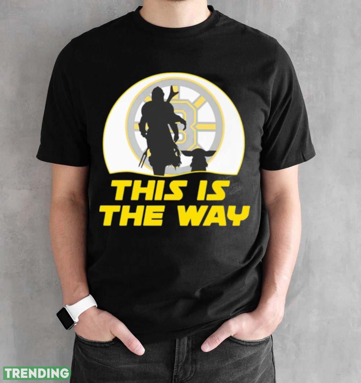 Boston Bruins this is the way shirt Dark Shirt Boston Bruins this is the way shirt Dark Shirt