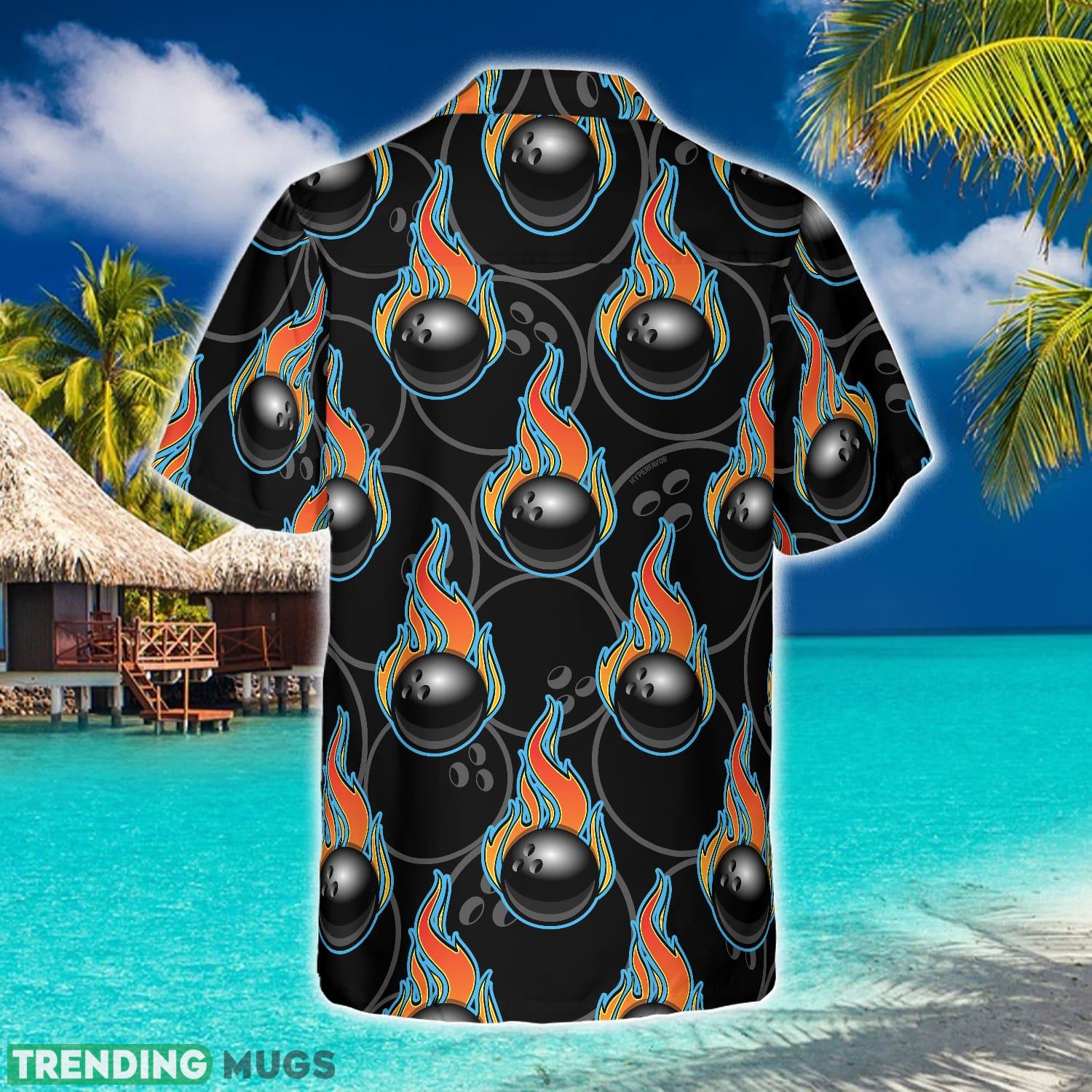 Bowling In Fire Seamless Pattern Hawaiian Shirt Summer Beach Gift For Men And Women Hawaiian Shirt Bowling In Fire Seamless Pattern Hawaiian Shirt Summer Beach Gift For Men And Women Hawaiian Shirt