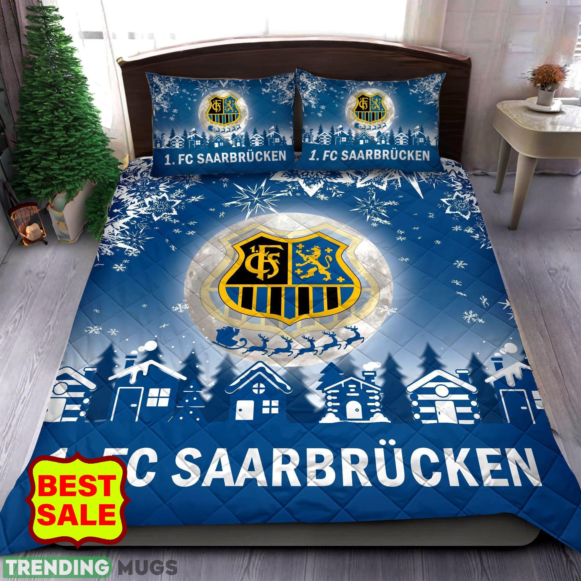 Bundesliga 1 FC Saarbrucken Logo Home Quilt Sets Blue King Queen - Bundesliga 1 FC Saarbrucken Quilt Set_1 Bundesliga 1 FC Saarbrucken Logo Home Quilt Sets Blue King Queen - Bundesliga 1 FC Saarbrucken Quilt Set_1