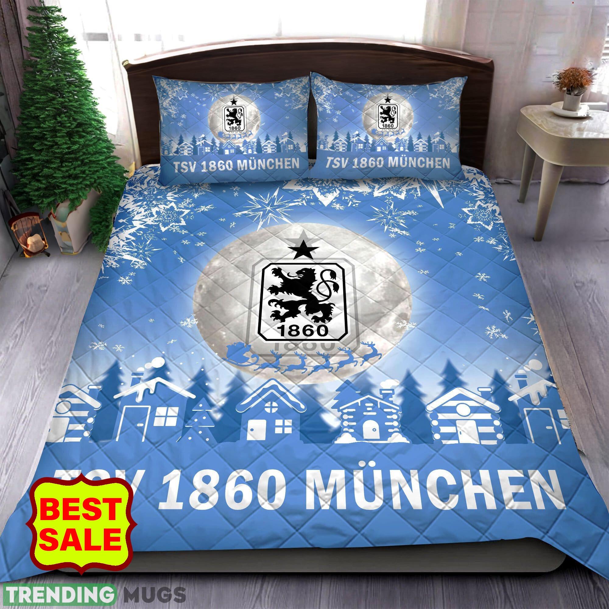 Bundesliga 1860 Munich For Fans Christmas Quilt Sets Full Size - Bundesliga 1860 Munich Quilt Set_1 Bundesliga 1860 Munich For Fans Christmas Quilt Sets Full Size - Bundesliga 1860 Munich Quilt Set_1