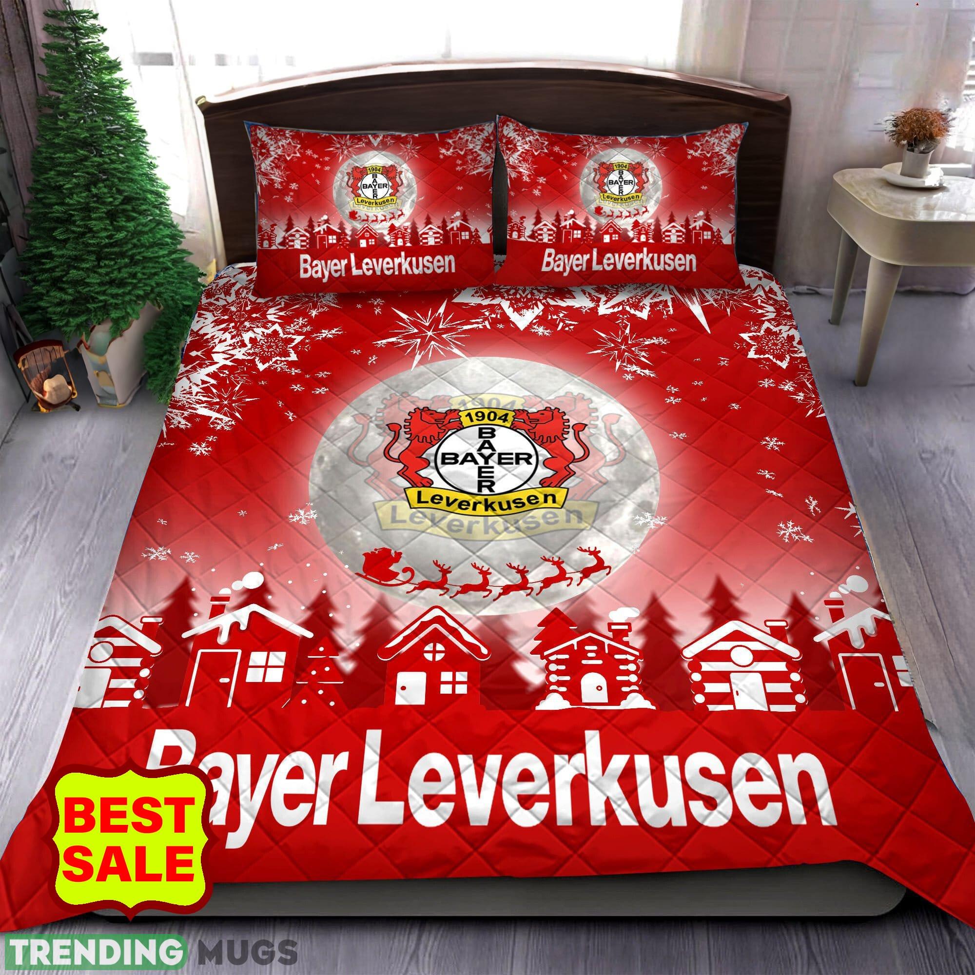 Bundesliga Bayer 04 Leverkusen For Fans Christmas Quilt Sets Full Size - Bundesliga Bayer 04 Leverkusen Quilt Set_1 Bundesliga Bayer 04 Leverkusen For Fans Christmas Quilt Sets Full Size - Bundesliga Bayer 04 Leverkusen Quilt Set_1