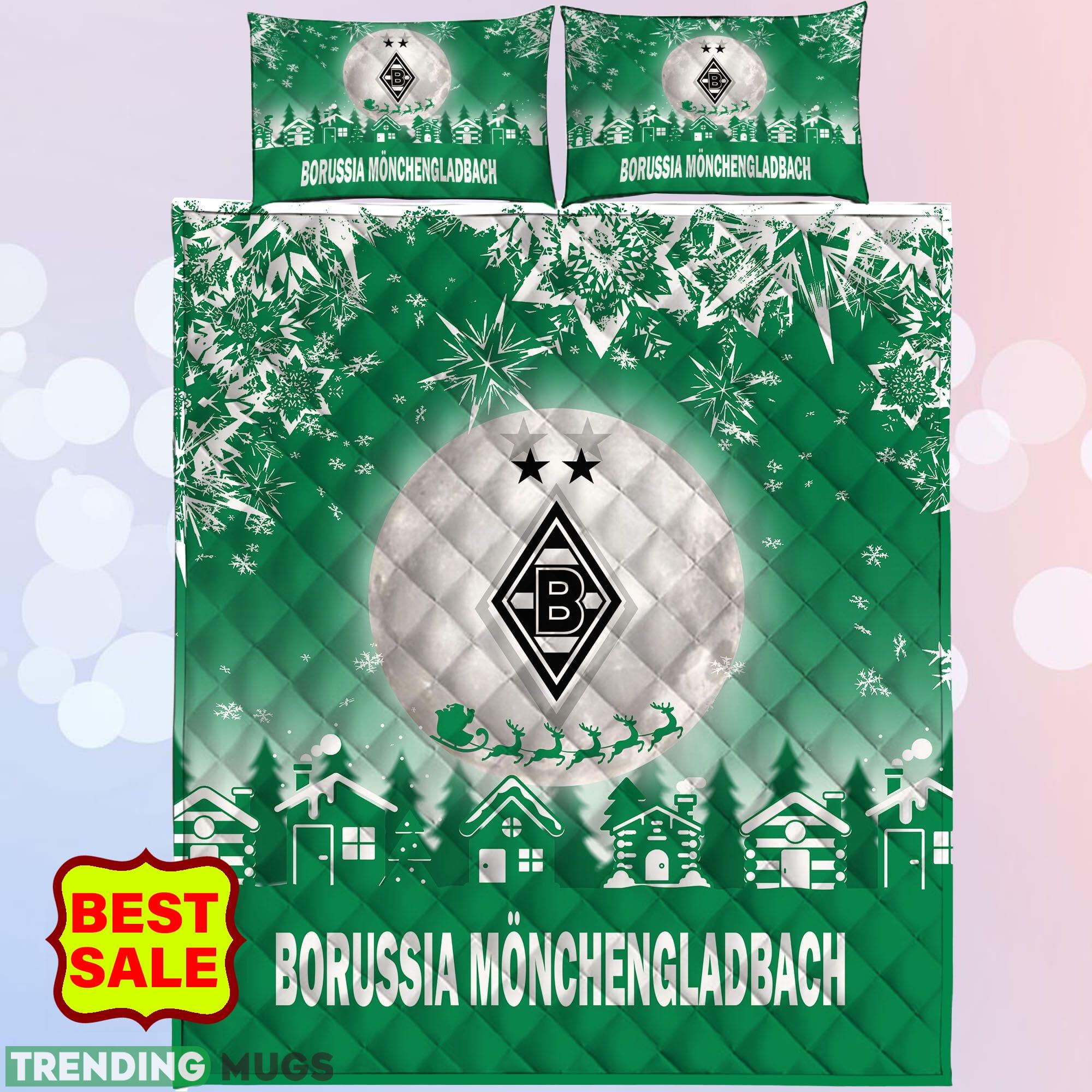 Bundesliga Borussia Monchengladbach For Fans Christmas Green Quilt Sets Full Size Quilt Set Bundesliga Borussia Monchengladbach For Fans Christmas Green Quilt Sets Full Size Quilt Set