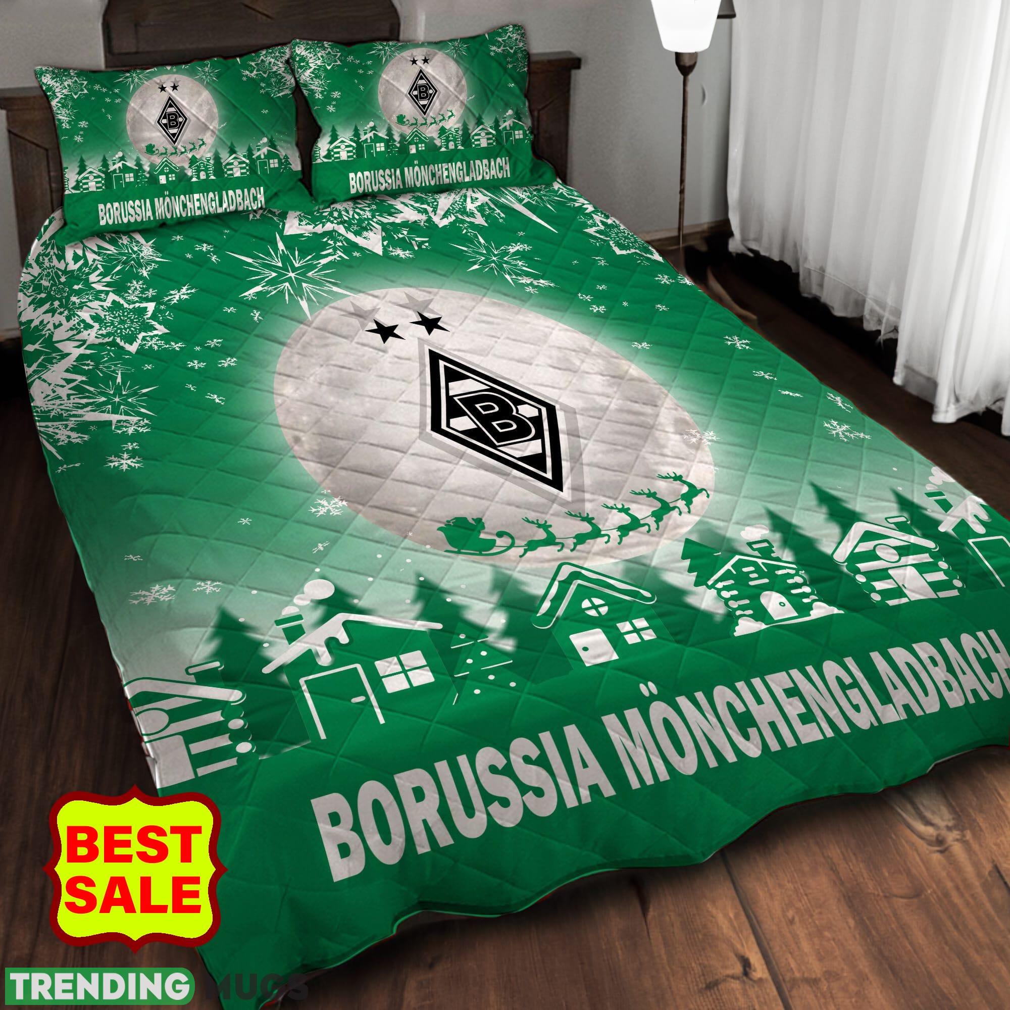 Bundesliga Borussia Monchengladbach For Fans Christmas Green Quilt Sets Full Size Quilt Set Bundesliga Borussia Monchengladbach For Fans Christmas Green Quilt Sets Full Size Quilt Set