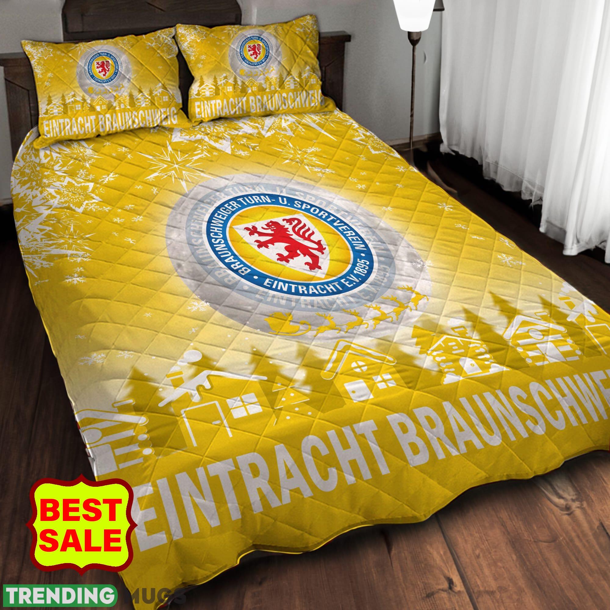 Bundesliga Eintracht Braunschweig For Fans Christmas Quilt Sets Yellow Full Size Quilt Set Bundesliga Eintracht Braunschweig For Fans Christmas Quilt Sets Yellow Full Size Quilt Set