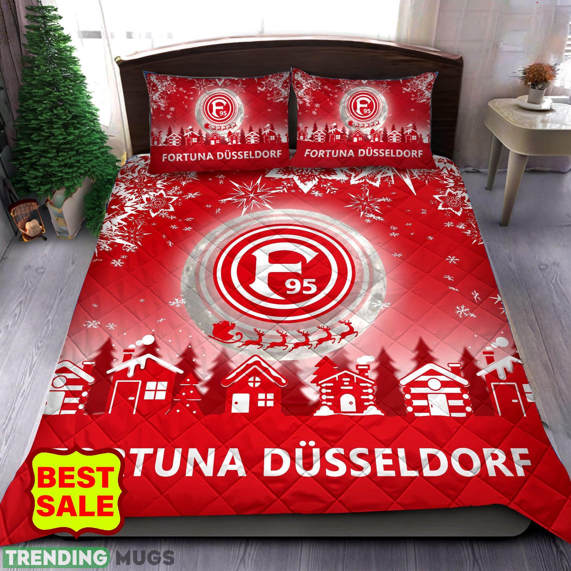 Bundesliga Fortuna Dusseldorf Logo Home Quilt Sets King Queen - Bundesliga Fortuna Dusseldorf Quilt Set_1 Bundesliga Fortuna Dusseldorf Logo Home Quilt Sets King Queen - Bundesliga Fortuna Dusseldorf Quilt Set_1
