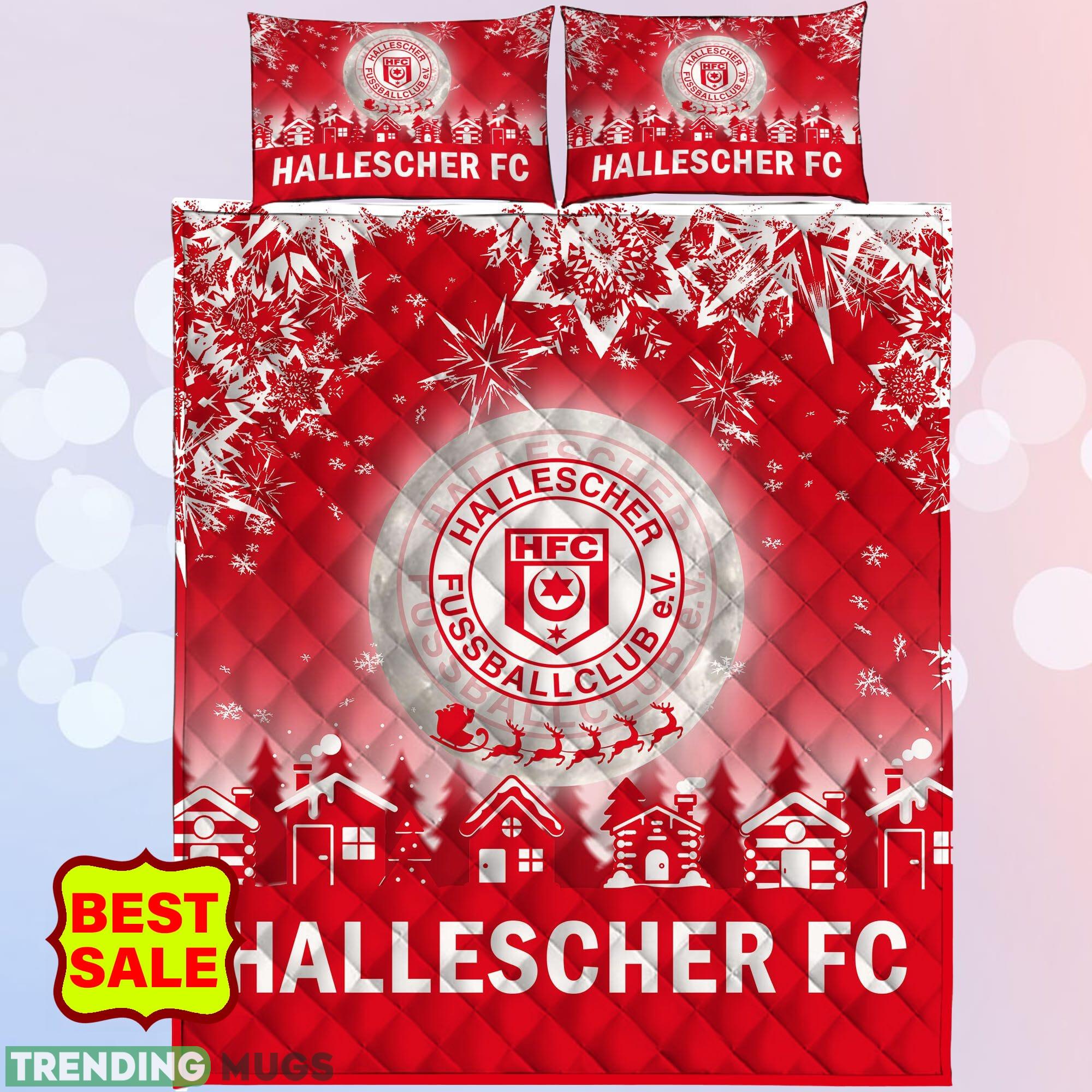 Bundesliga Hallescher FC Big Logo Comfort Quilt Sets Christmas King Queen Quilt Set Bundesliga Hallescher FC Big Logo Comfort Quilt Sets Christmas King Queen Quilt Set
