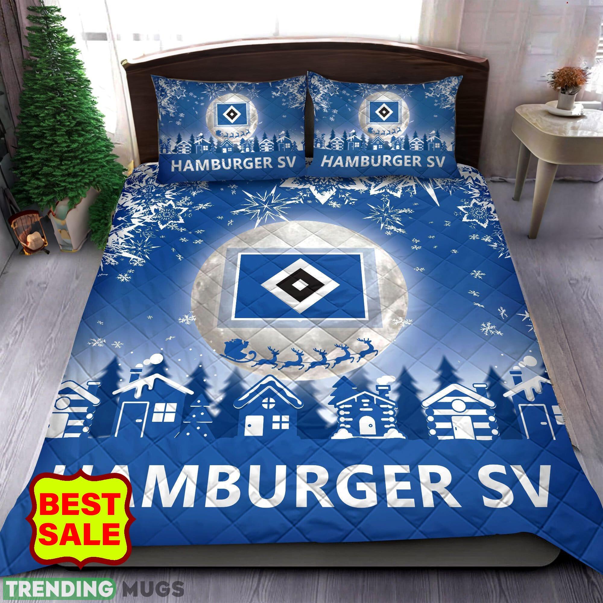 Bundesliga Hamburger SV Fans Comfort Quilt Sets Blue Full Size King Queen - Bundesliga Hamburger SV Quilt Set_1 Bundesliga Hamburger SV Fans Comfort Quilt Sets Blue Full Size King Queen - Bundesliga Hamburger SV Quilt Set_1