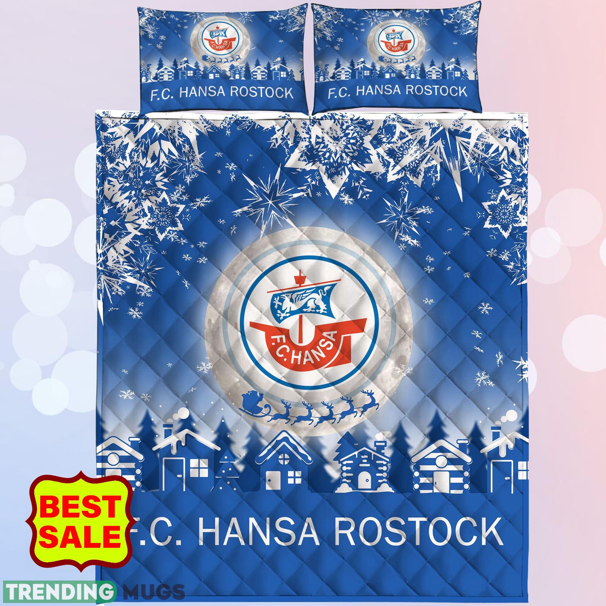 Bundesliga Hansa Rostock Fans Comfort Quilt Sets Blue Full Size King Queen Quilt Set Bundesliga Hansa Rostock Fans Comfort Quilt Sets Blue Full Size King Queen Quilt Set