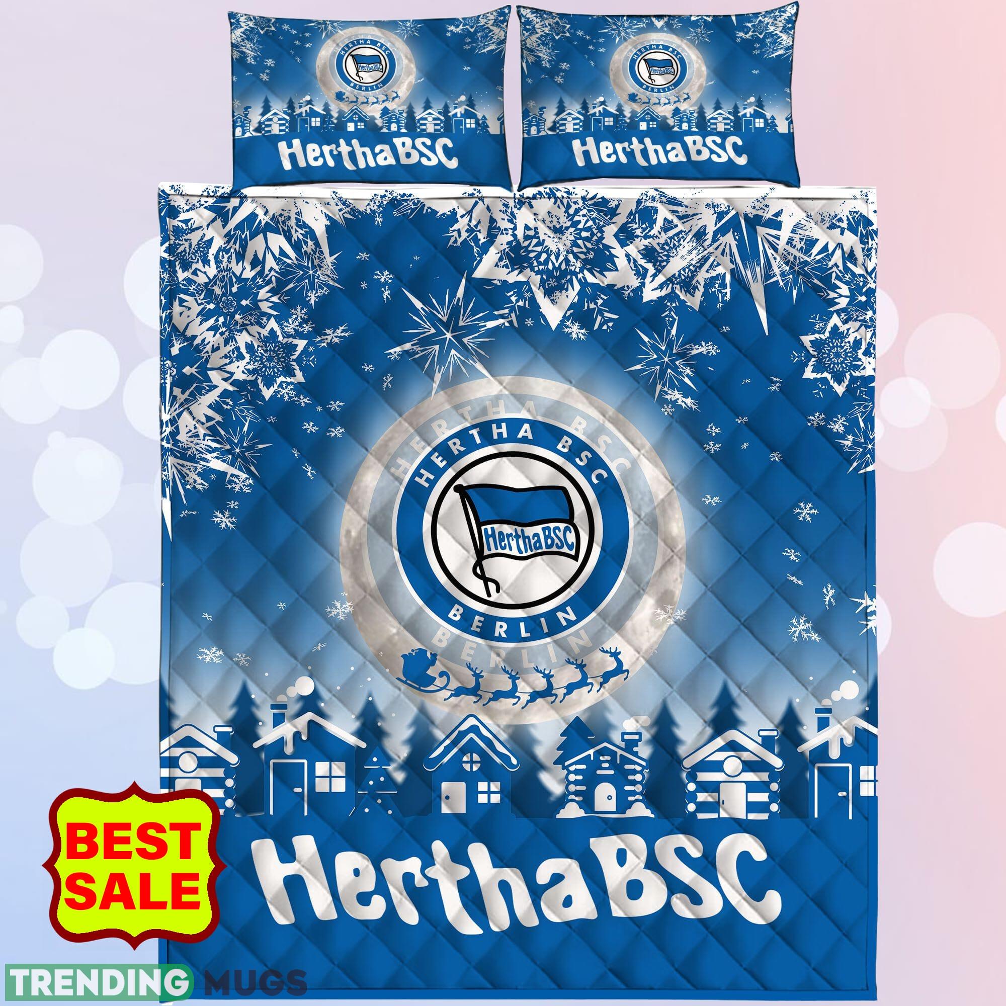 Bundesliga Hertha BSC Big Logo Comfort Quilt Sets Blue Christmas King Queen Quilt Set Bundesliga Hertha BSC Big Logo Comfort Quilt Sets Blue Christmas King Queen Quilt Set