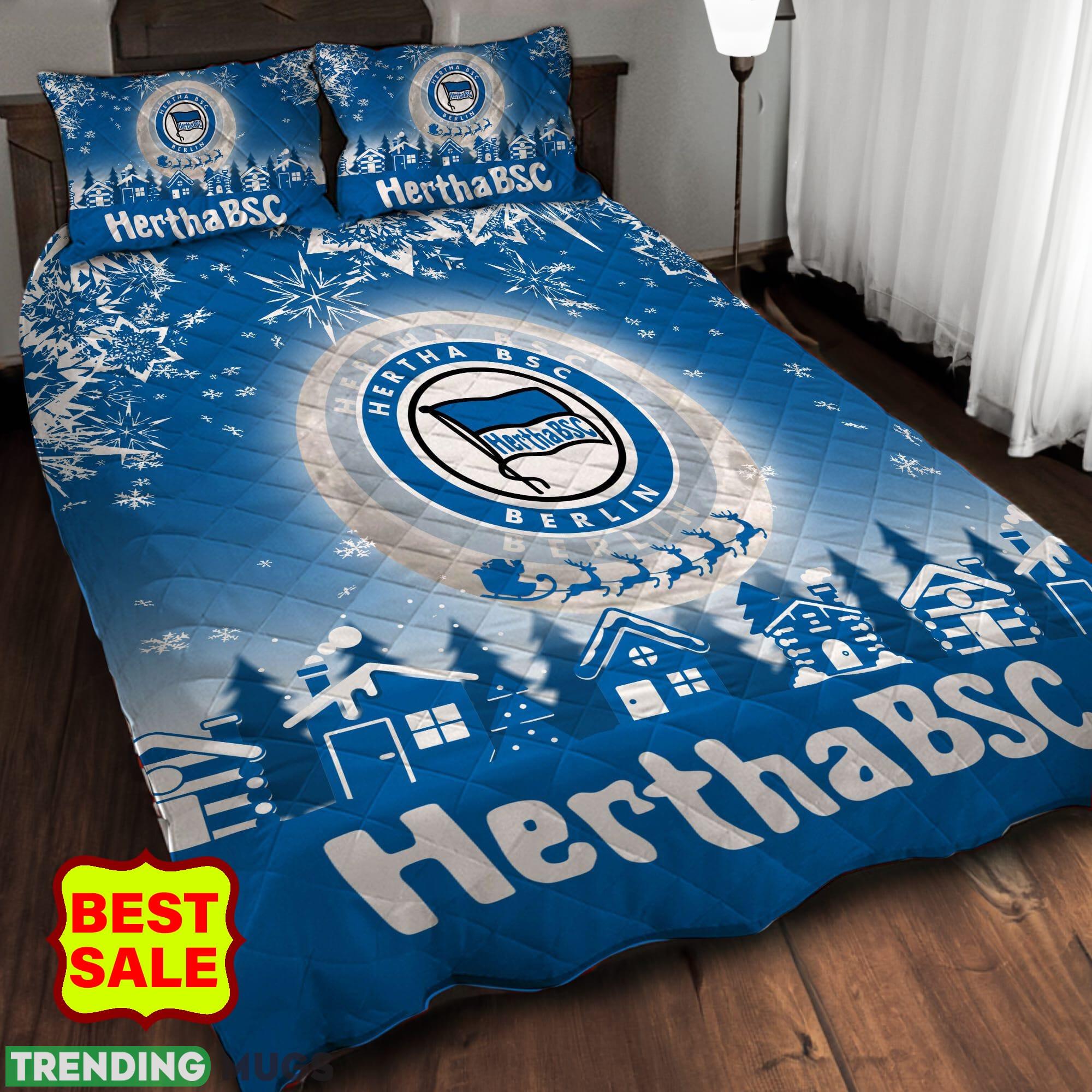 Bundesliga Hertha BSC Big Logo Comfort Quilt Sets Blue Christmas King Queen Quilt Set Bundesliga Hertha BSC Big Logo Comfort Quilt Sets Blue Christmas King Queen Quilt Set
