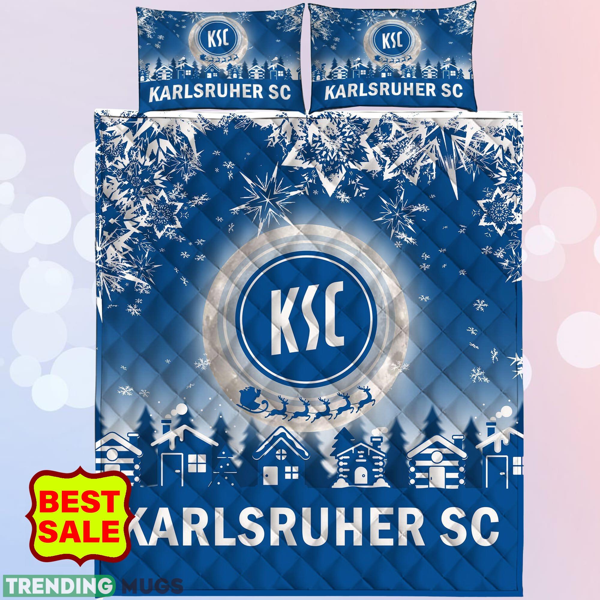 Bundesliga Karlsruher SC Big Logo Comfort Quilt Sets Blue Christmas King Queen Quilt Set Bundesliga Karlsruher SC Big Logo Comfort Quilt Sets Blue Christmas King Queen Quilt Set