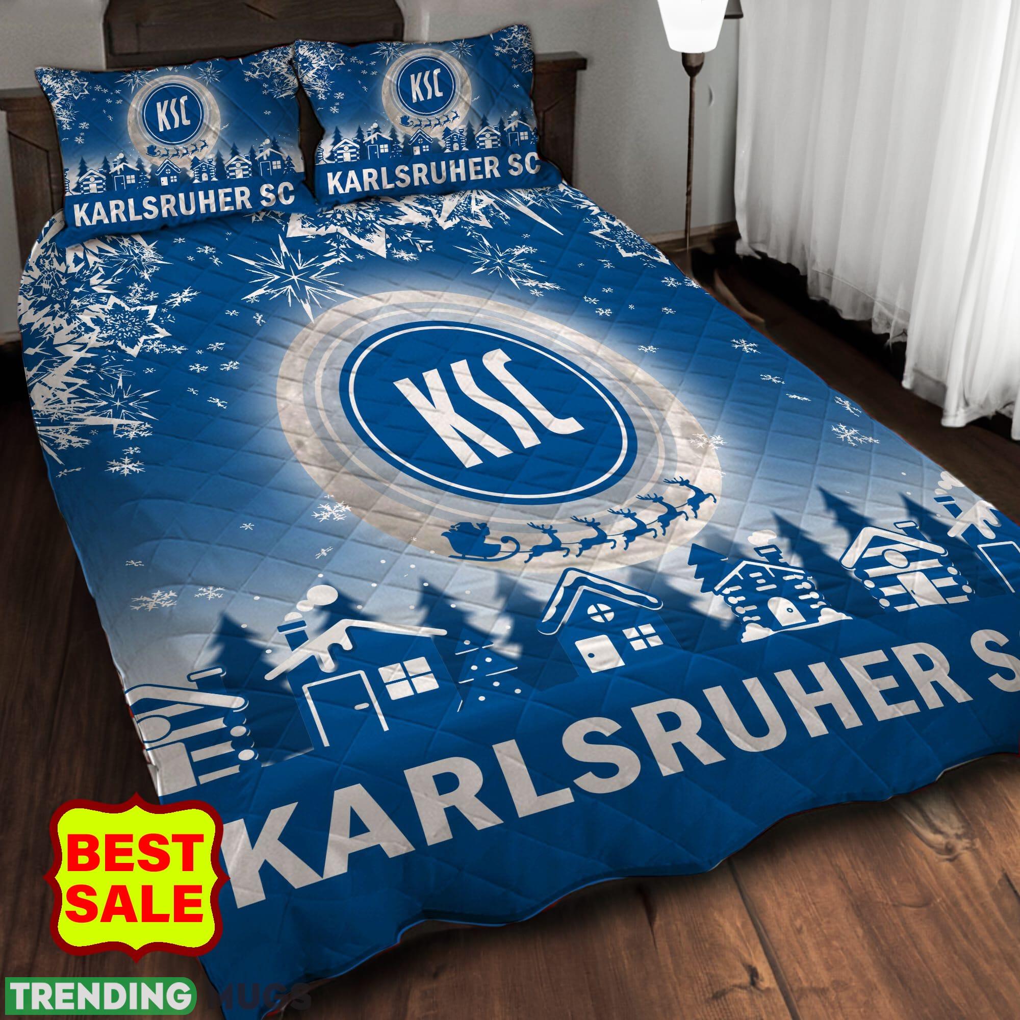 Bundesliga Karlsruher SC Big Logo Comfort Quilt Sets Blue Christmas King Queen Quilt Set Bundesliga Karlsruher SC Big Logo Comfort Quilt Sets Blue Christmas King Queen Quilt Set