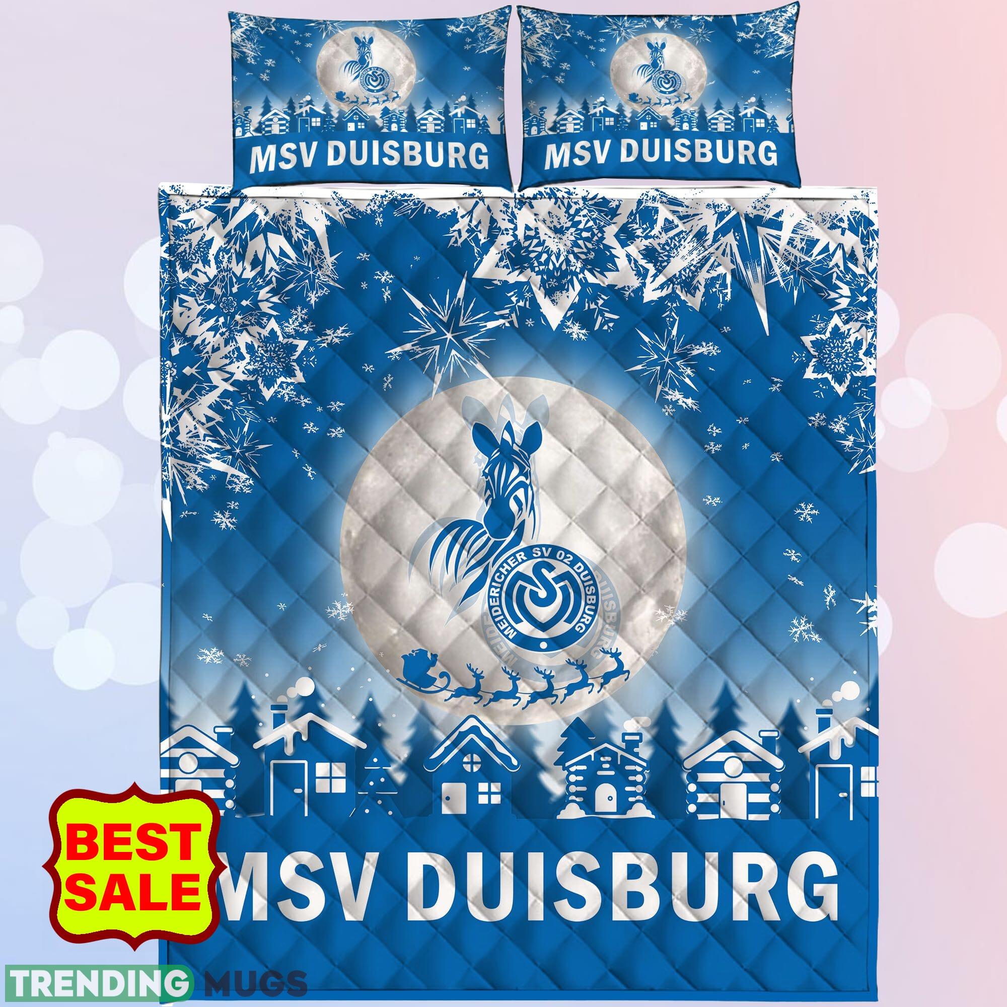 Bundesliga MSV Duisburg Big Logo Christmas Quilt Sets Blue Full Size King Queen Twin Quilt Set Bundesliga MSV Duisburg Big Logo Christmas Quilt Sets Blue Full Size King Queen Twin Quilt Set