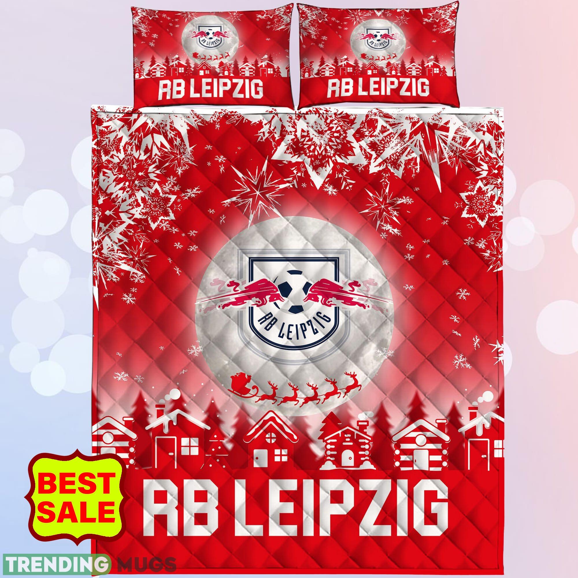 Bundesliga RB Leipzig Big Logo Christmas Quilt Sets Full Size King Queen Twin Quilt Set Bundesliga RB Leipzig Big Logo Christmas Quilt Sets Full Size King Queen Twin Quilt Set