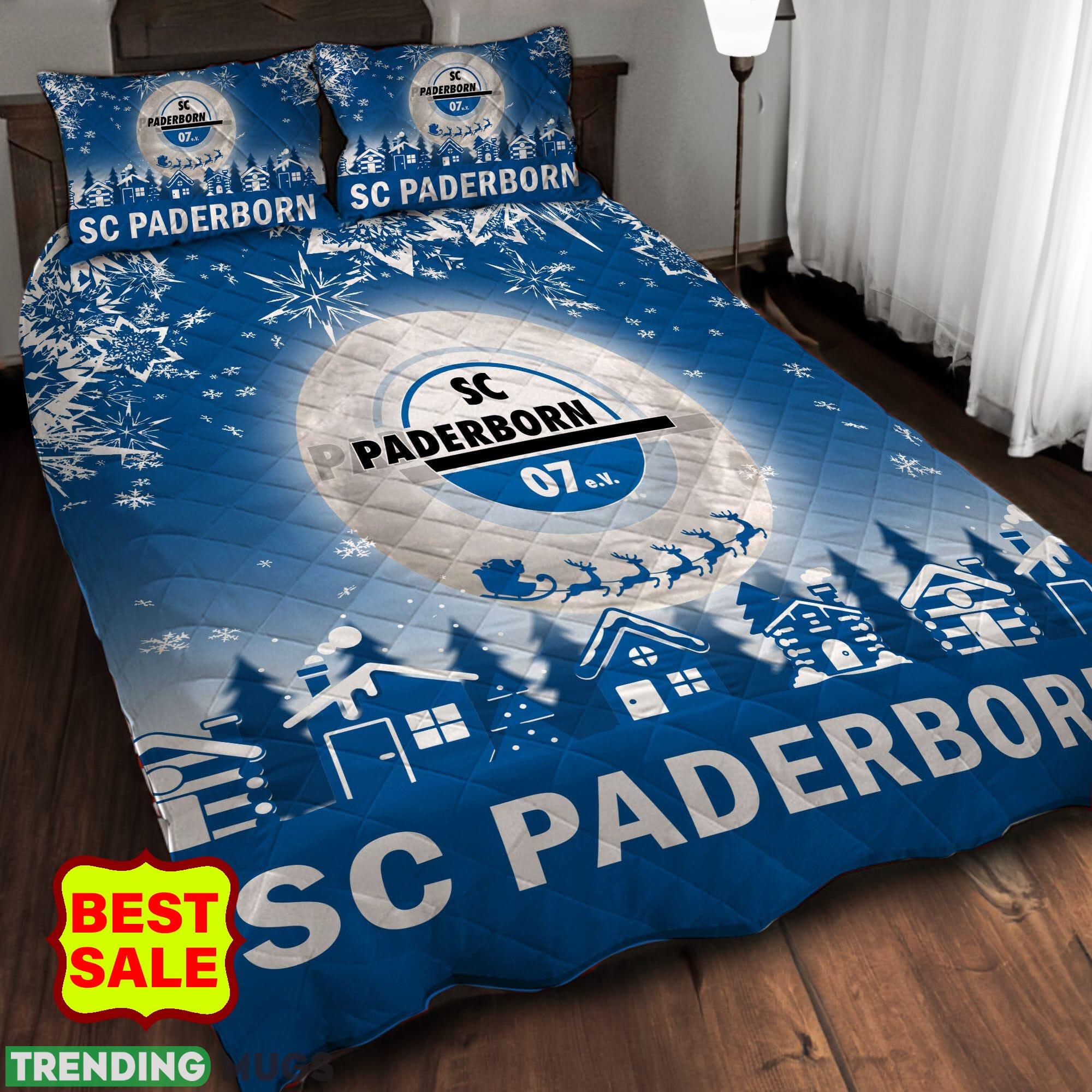 Bundesliga SC Paderborn Big Logo Christmas Quilt Sets Blue Full Size King Queen Twin Quilt Set Bundesliga SC Paderborn Big Logo Christmas Quilt Sets Blue Full Size King Queen Twin Quilt Set