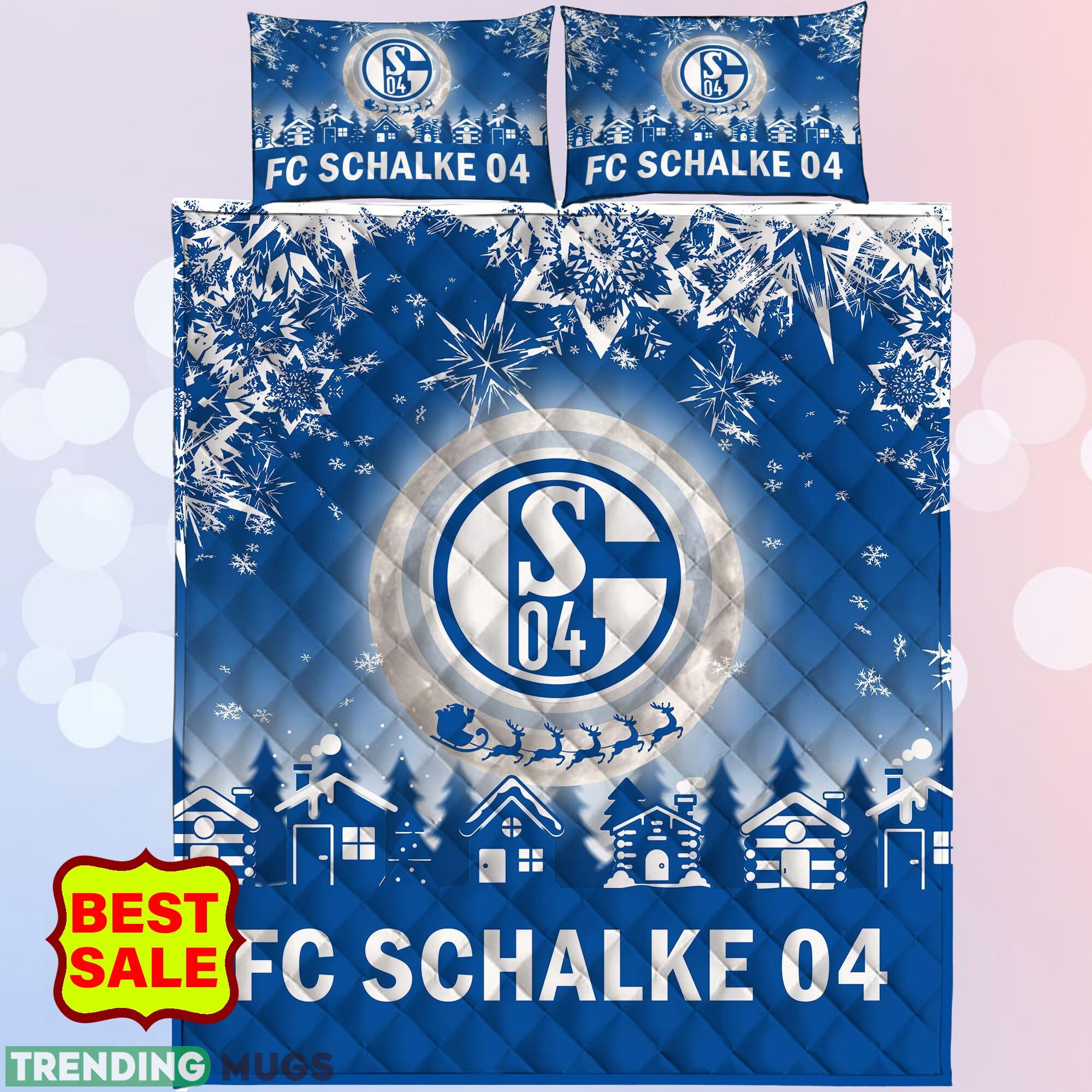 Bundesliga Schalke 04 Big Logo Christmas Quilt Sets Blue Full Size King Queen Twin Quilt Set Bundesliga Schalke 04 Big Logo Christmas Quilt Sets Blue Full Size King Queen Twin Quilt Set