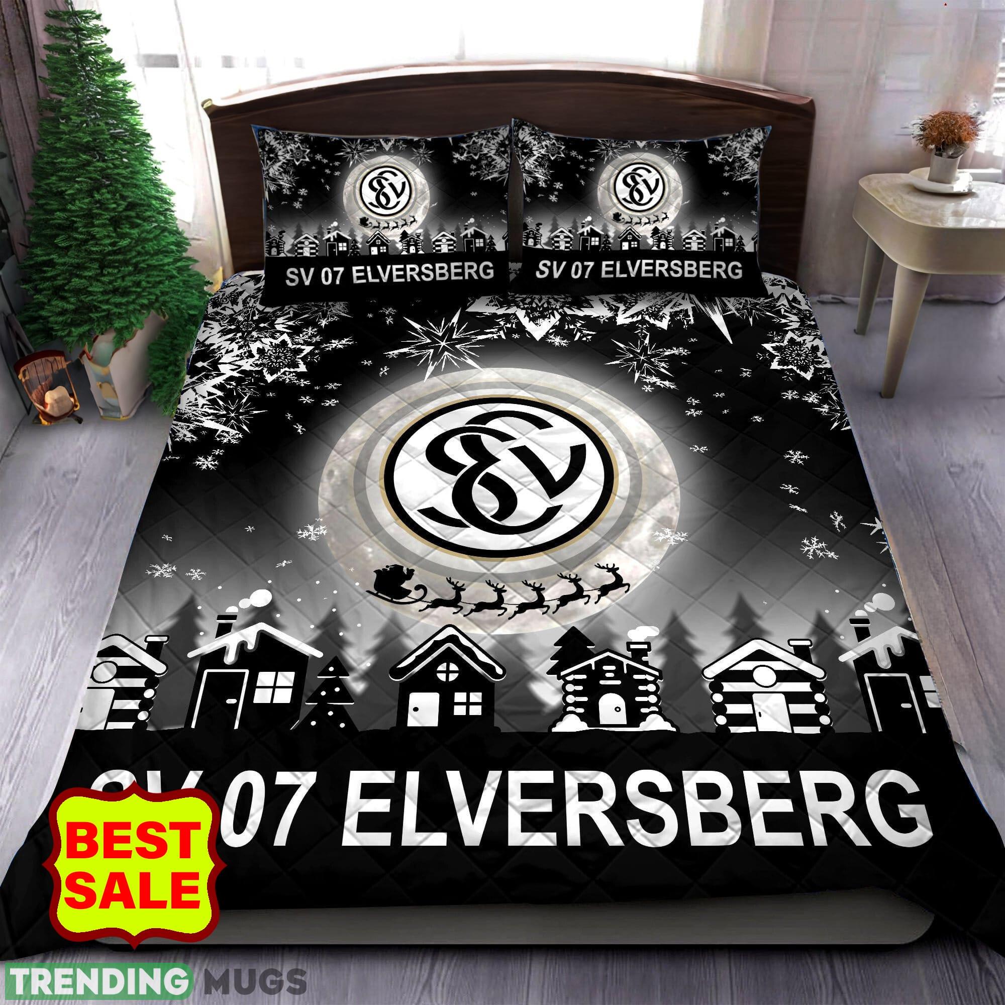 Bundesliga SV 07 Elversberg Big Logo Christmas Quilt Sets Full Size King Queen Twin - Bundesliga SV 07 Elversberg Quilt Set_1 Bundesliga SV 07 Elversberg Big Logo Christmas Quilt Sets Full Size King Queen Twin - Bundesliga SV 07 Elversberg Quilt Set_1