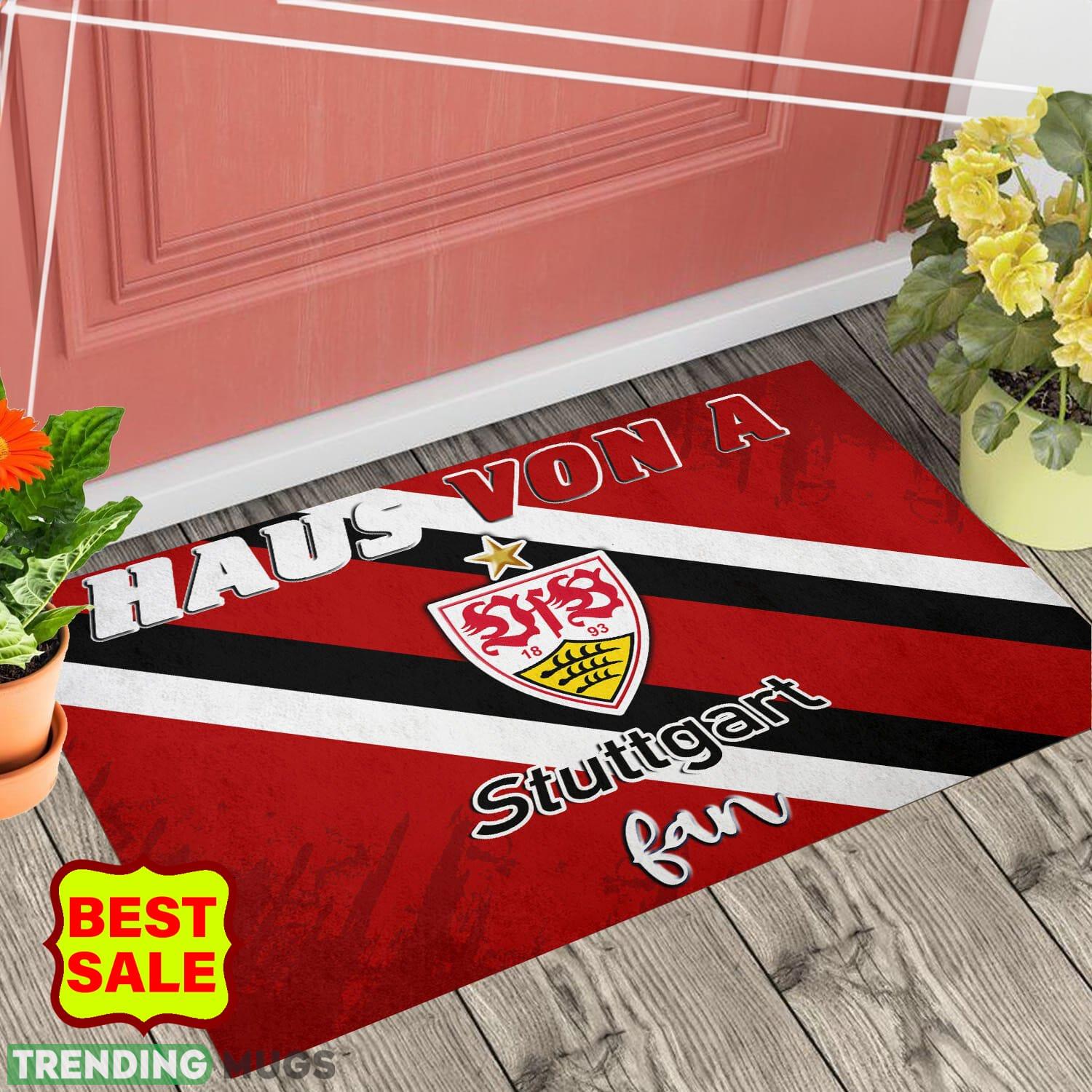 Bundesliga VfB Stuttgart Welcom House Doormat Outdoor And Indoor - Bundesliga VfB Stuttgart Doormat_1 Bundesliga VfB Stuttgart Welcom House Doormat Outdoor And Indoor - Bundesliga VfB Stuttgart Doormat_1