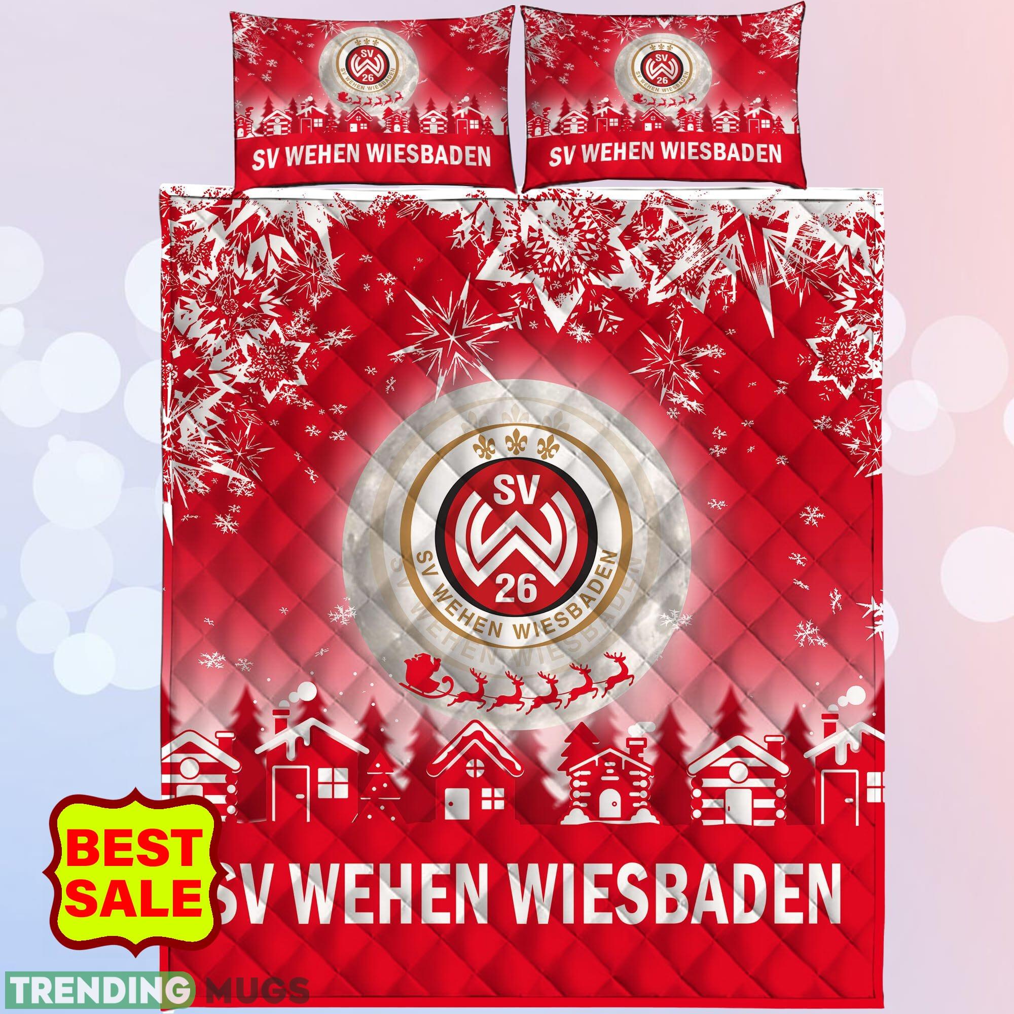 Bundesliga Wehen Wiesbaden Big Logo Christmas Quilt Sets Full Size King Queen Twin Quilt Set Bundesliga Wehen Wiesbaden Big Logo Christmas Quilt Sets Full Size King Queen Twin Quilt Set
