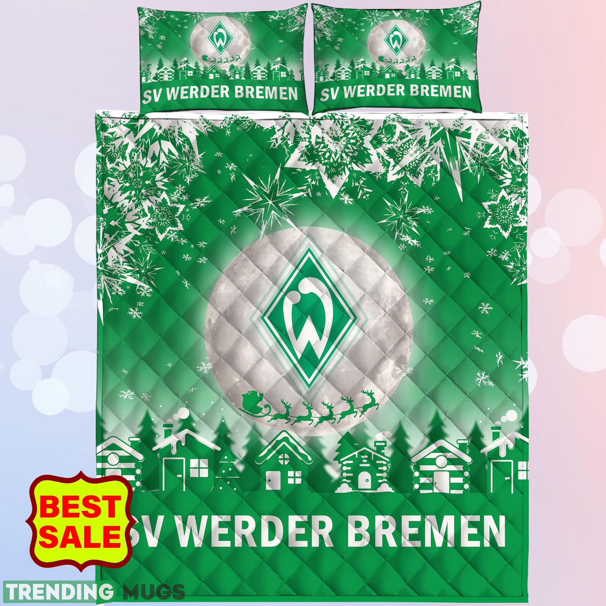 Bundesliga Werder Bremen Big Logo Christmas Green Quilt Sets Full Size King Queen Twin Quilt Set Bundesliga Werder Bremen Big Logo Christmas Green Quilt Sets Full Size King Queen Twin Quilt Set