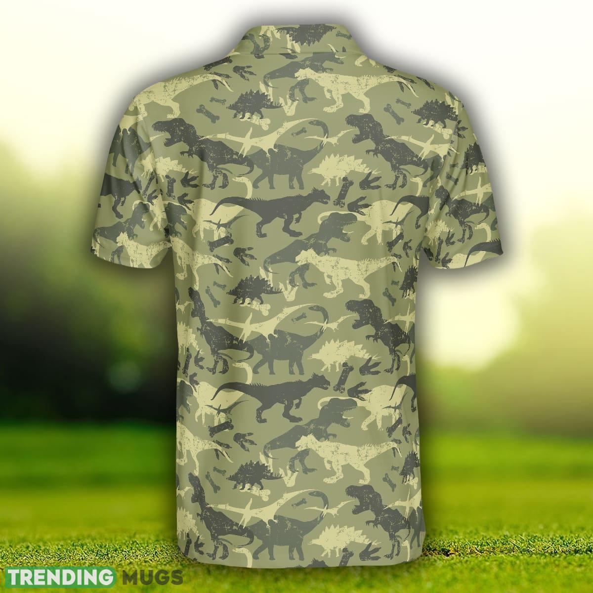 Camouflage Dinosaur Pattern Short Sleeve, Camo Military, Best Dinosaur Shirt Polo Shirt Polo Shirt Camouflage Dinosaur Pattern Short Sleeve, Camo Military, Best Dinosaur Shirt Polo Shirt Polo Shirt