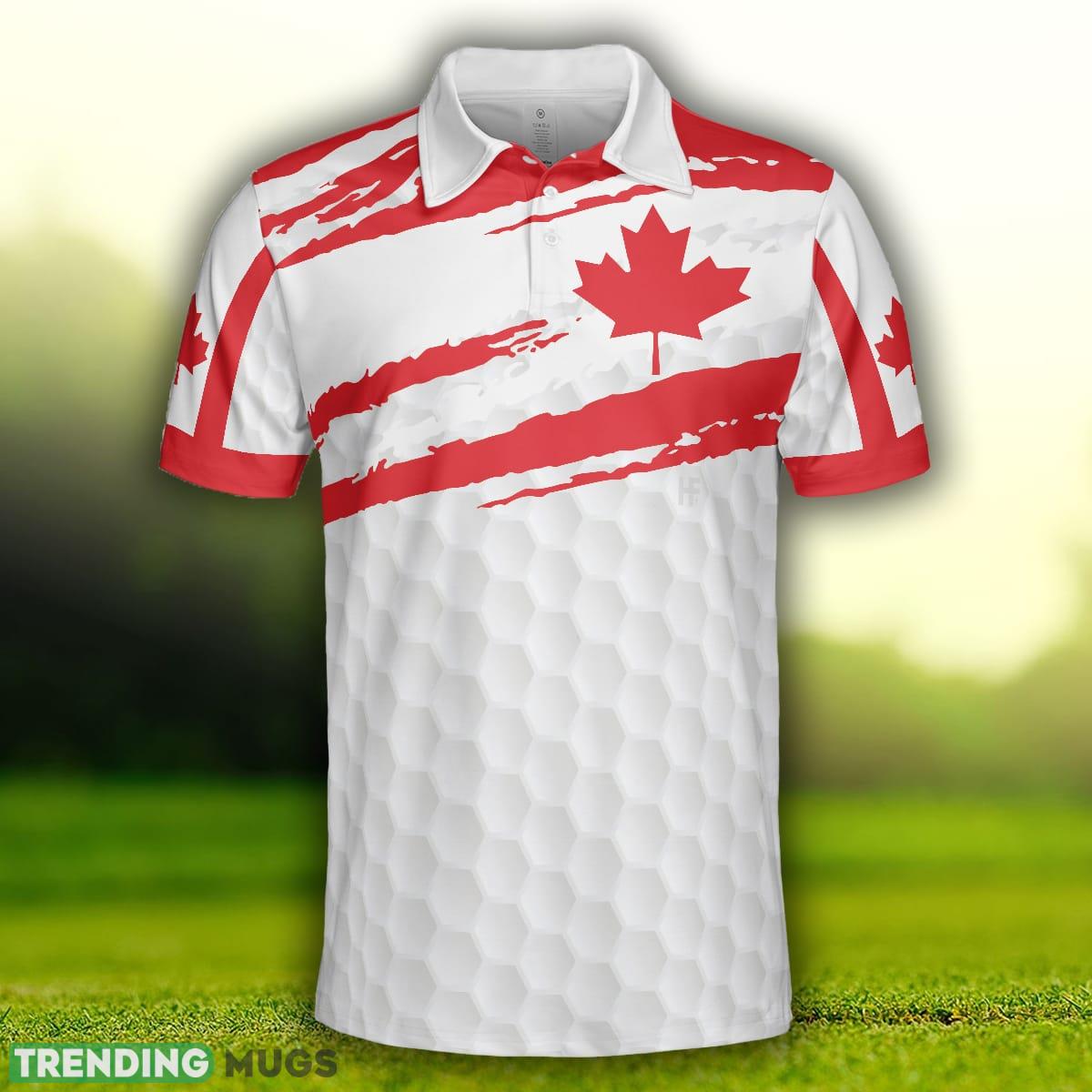 Canada Flag Golf Texture, Maple Leaves, Best Golf Shirt Polo Shirt For Men And Women Polo Shirt Canada Flag Golf Texture, Maple Leaves, Best Golf Shirt Polo Shirt For Men And Women Polo Shirt