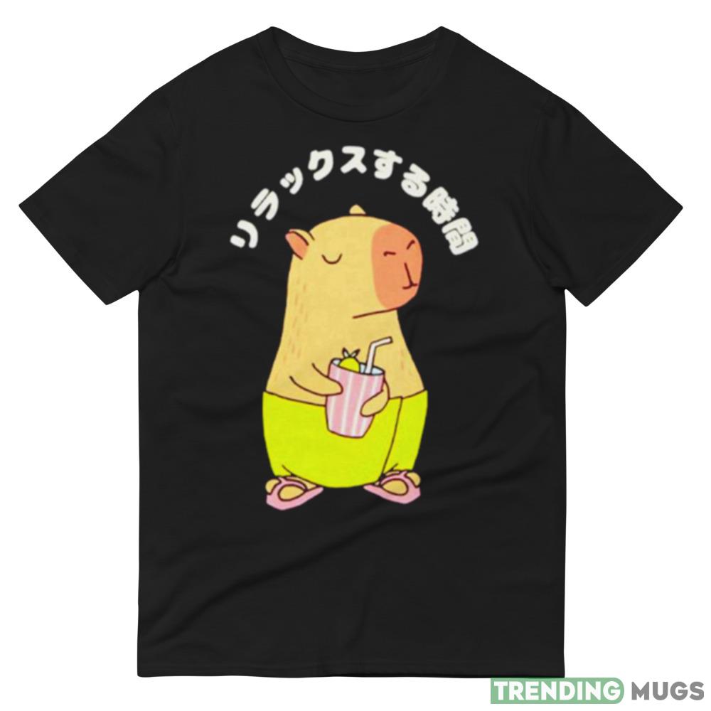 Capybara Relax time shirt Dark Shirt Capybara Relax time shirt Dark Shirt