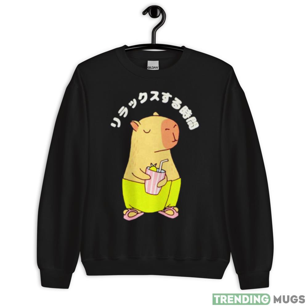 Capybara Relax time shirt - 18000 Unisex Heavy Blend Crewneck Sweatshirt Capybara Relax time shirt - 18000 Unisex Heavy Blend Crewneck Sweatshirt