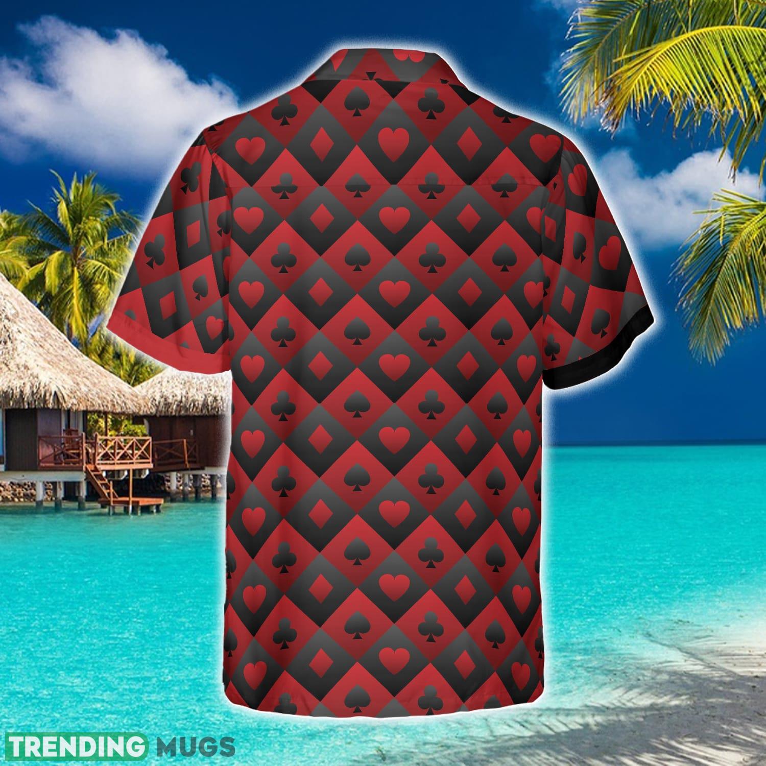 Casino Black And Red Pattern Hawaiian Shirt Aloha Summer For Men And Women Gift Hawaiian Shirt Casino Black And Red Pattern Hawaiian Shirt Aloha Summer For Men And Women Gift Hawaiian Shirt