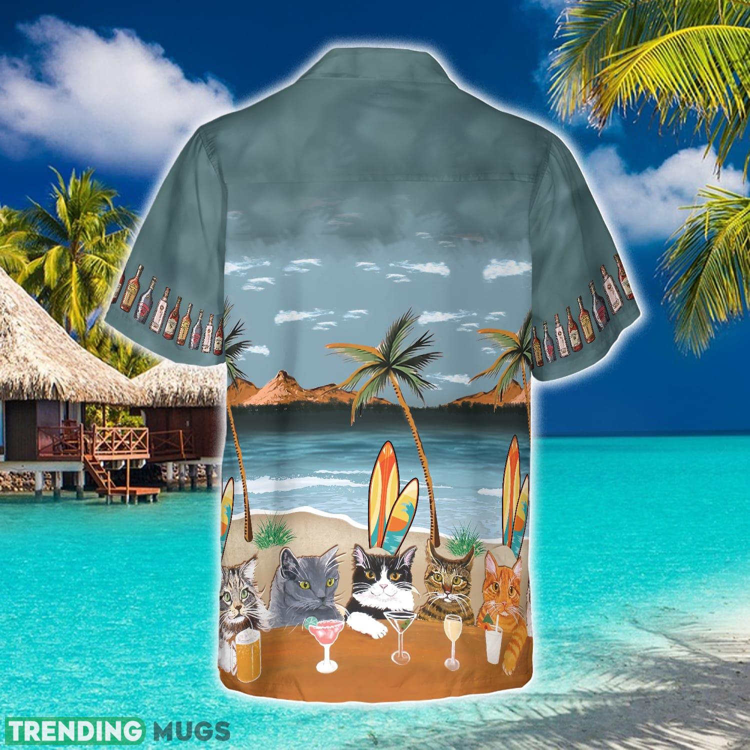 Cat Beer Alcohol 3D Hawaiian Shirt Beach Summer For Men And Women Gift Hawaiian Shirt Cat Beer Alcohol 3D Hawaiian Shirt Beach Summer For Men And Women Gift Hawaiian Shirt