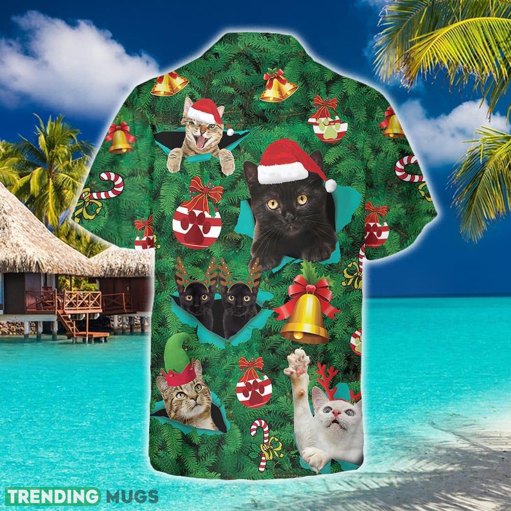 Cats For Christmas 3D Hawaiian Shirt Beach Summer For Men And Women Gift - Cats For Christmas Hawaiian Shirt, Funny Christmas Cat Shirt, Best Gift For Christmas_2 Cats For Christmas 3D Hawaiian Shirt Beach Summer For Men And Women Gift - Cats For Christmas Hawaiian Shirt, Funny Christmas Cat Shirt, Best Gift For Christmas_2