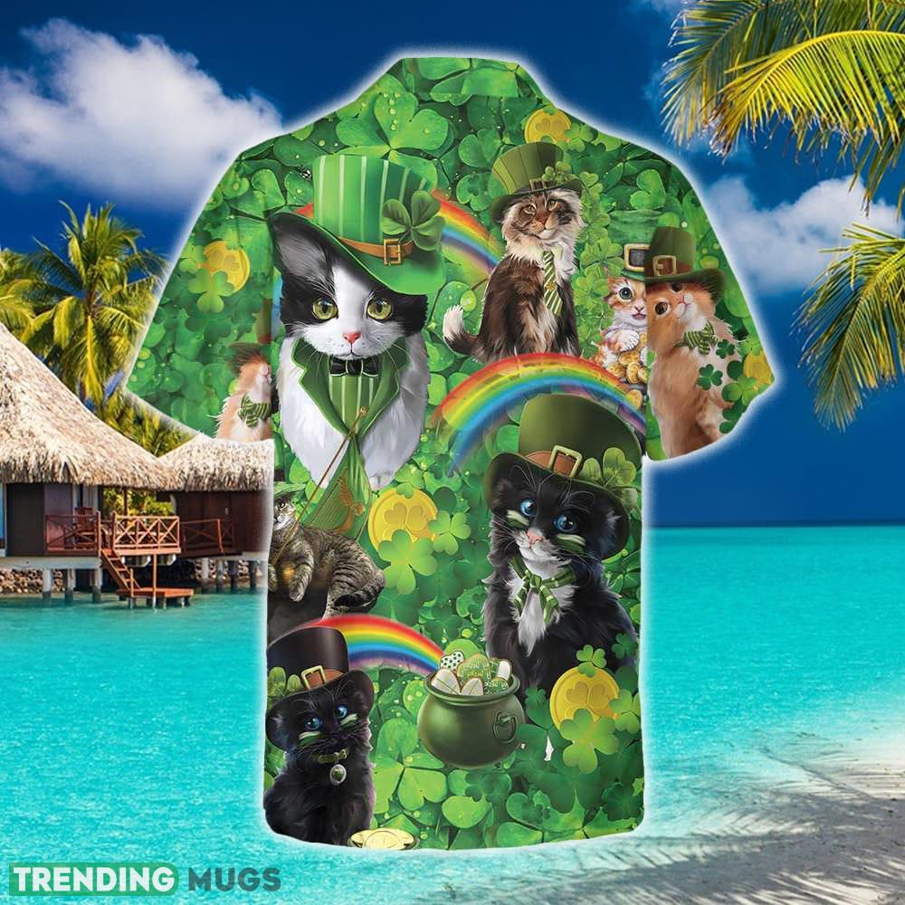Cats Saint Patrick's Day Hawaiian Shirt Summer Beach Gift For Men And Women Hawaiian Shirt Cats Saint Patrick's Day Hawaiian Shirt Summer Beach Gift For Men And Women Hawaiian Shirt