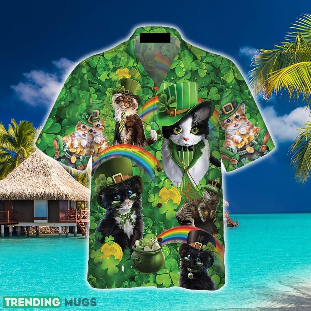 Cats Saint Patrick's Day Hawaiian Shirt Summer Beach Gift For Men And Women Hawaiian Shirt Cats Saint Patrick's Day Hawaiian Shirt Summer Beach Gift For Men And Women Hawaiian Shirt