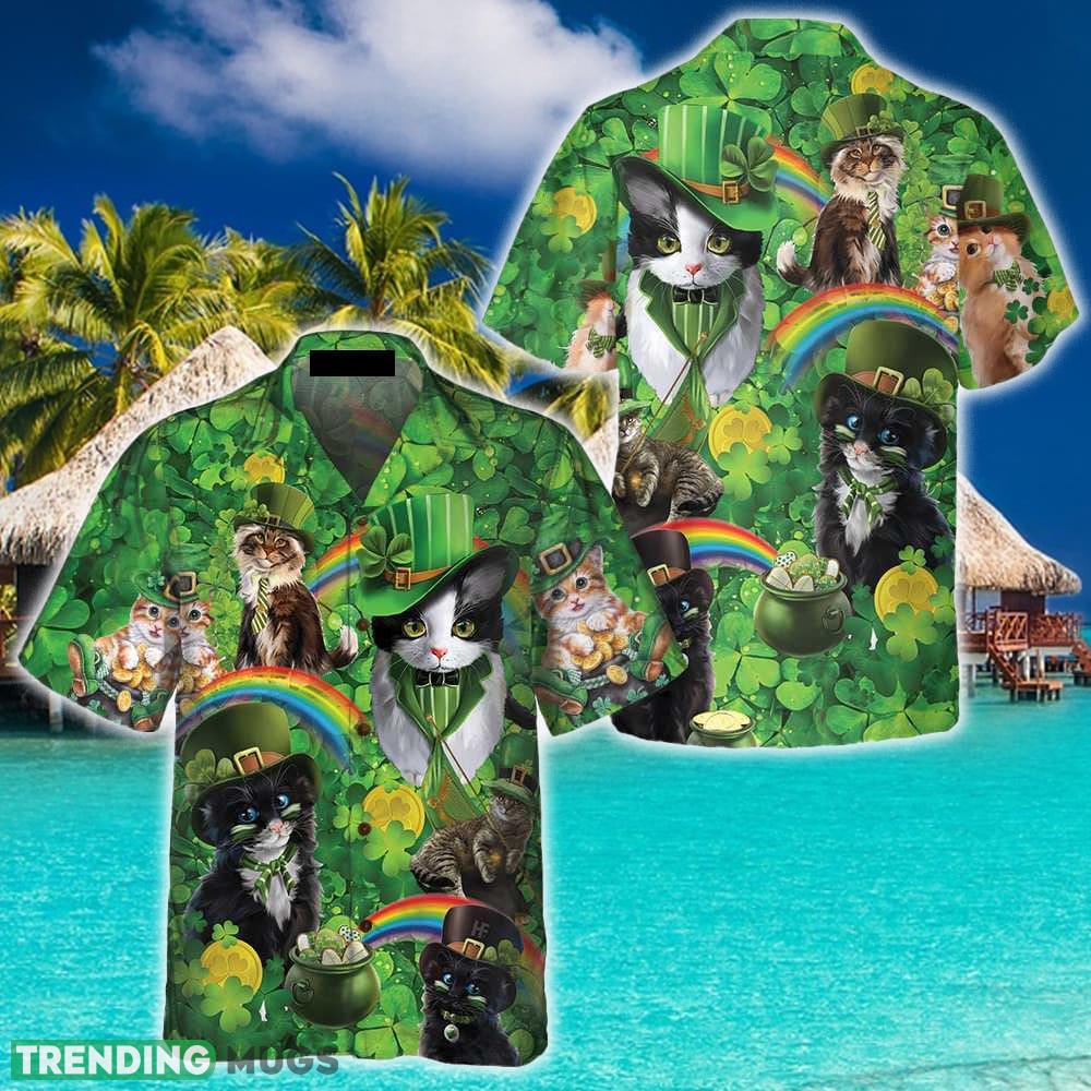Cats Saint Patrick's Day Hawaiian Shirt Summer Beach Gift For Men And Women Hawaiian Shirt Cats Saint Patrick's Day Hawaiian Shirt Summer Beach Gift For Men And Women - Cats Saint Patrick's Day Hawaiian Shirt, St. Patricks Day Shirt, Cool St Patrick's Day Gift_1