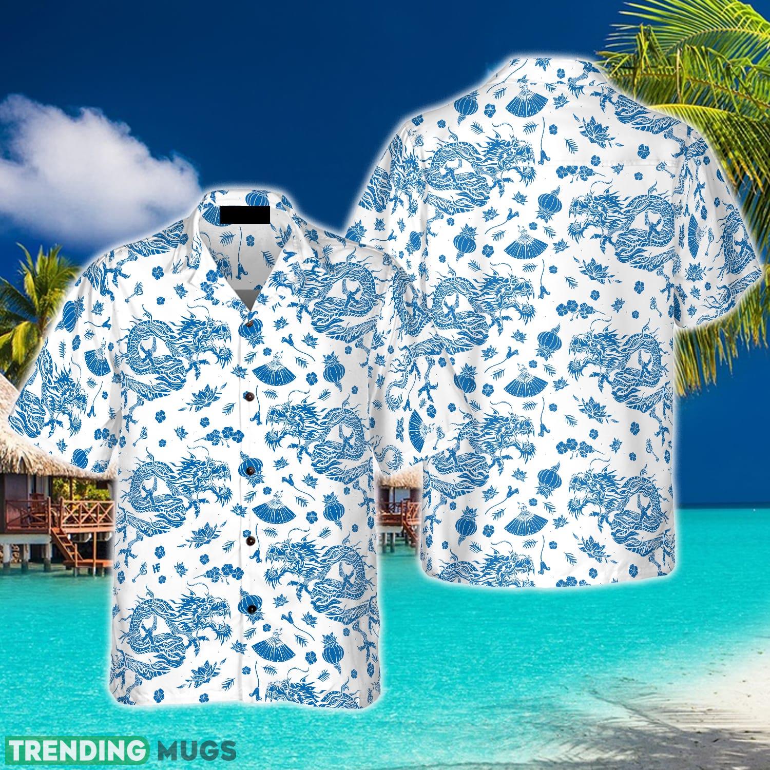 Ceramics Blue Pattern EZ24 3D Hawaiian Shirt Beach Summer For Men And Women Gift Hawaiian Shirt Ceramics Blue Pattern EZ24 3D Hawaiian Shirt Beach Summer For Men And Women Gift Hawaiian Shirt