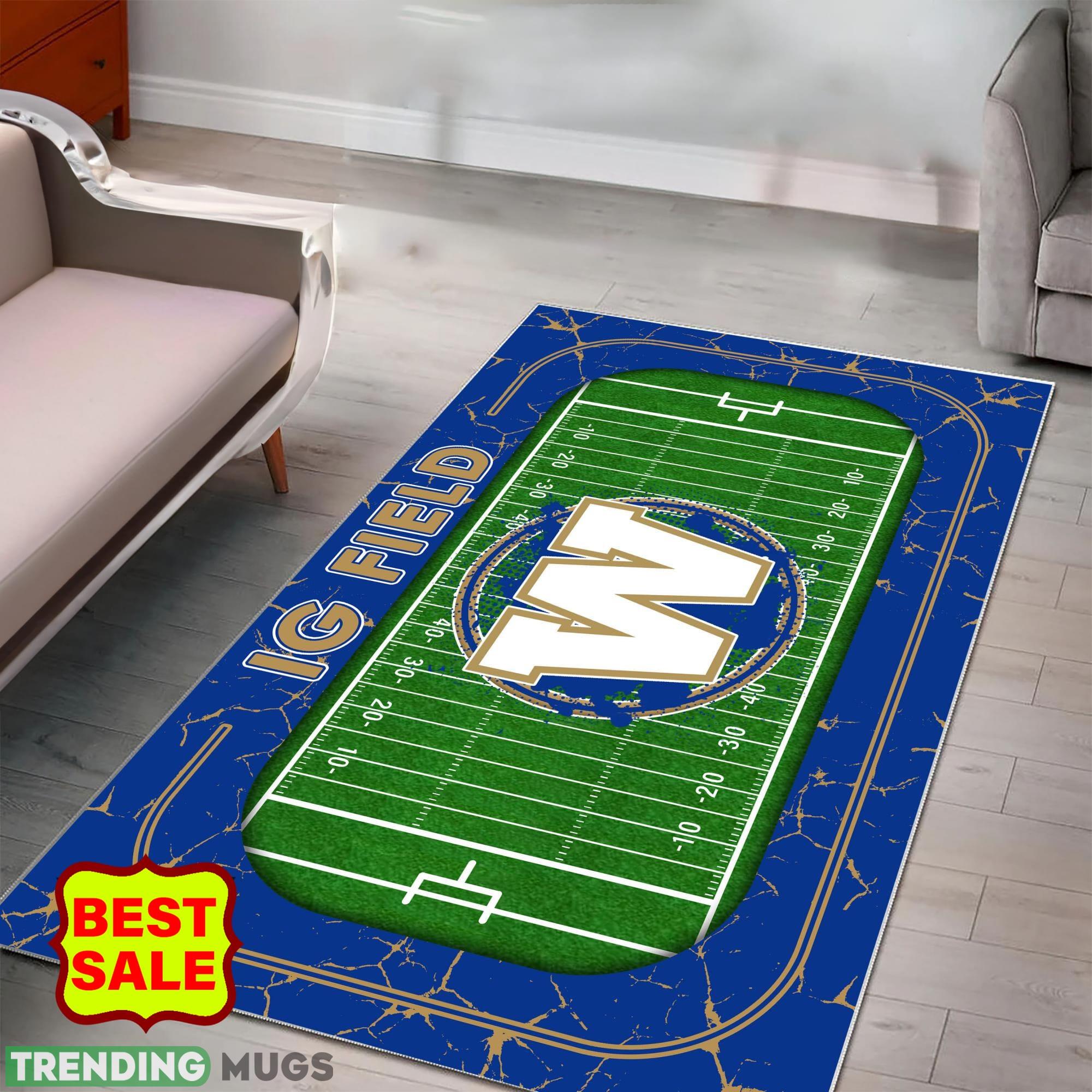 CFL Winnipeg Blue Bombers Logo For Fans Area Rugs Living Room Indoor And Outdoor Rugs CFL Winnipeg Blue Bombers Logo For Fans Area Rugs Living Room Indoor And Outdoor Rugs