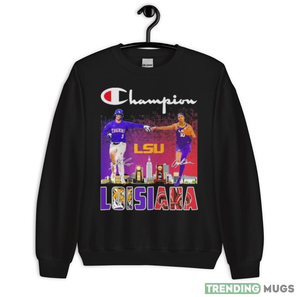 Champion Dylan Crews And Angel Reese Louisiana Lsu Tiger Skyline Signatures Shirt - 18000 Unisex Heavy Blend Crewneck Sweatshirt Champion Dylan Crews And Angel Reese Louisiana Lsu Tiger Skyline Signatures Shirt - 18000 Unisex Heavy Blend Crewneck Sweatshirt