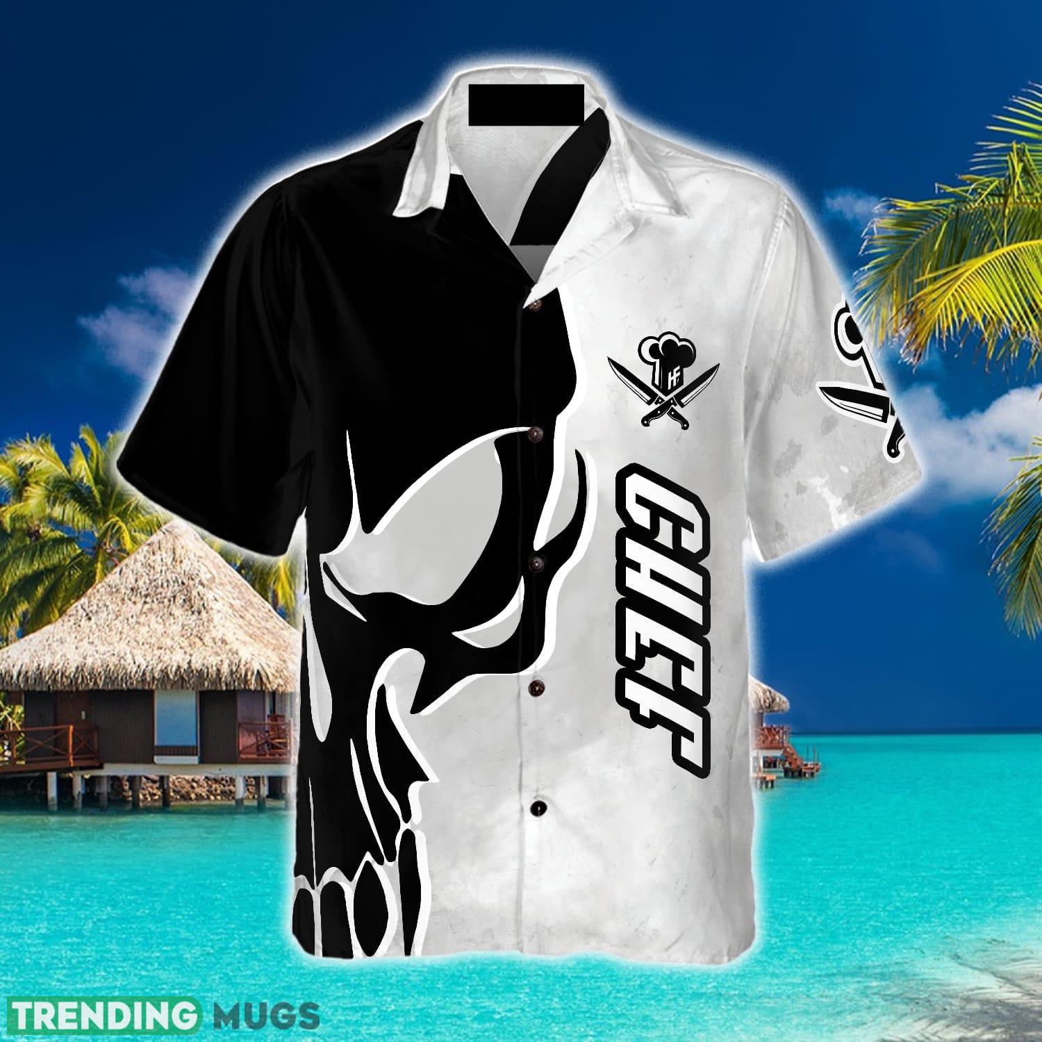 Chef & Knife Skull Hawaiian Shirt Aloha Summer For Men And Women Gift Hawaiian Shirt Chef & Knife Skull Hawaiian Shirt Aloha Summer For Men And Women Gift Hawaiian Shirt