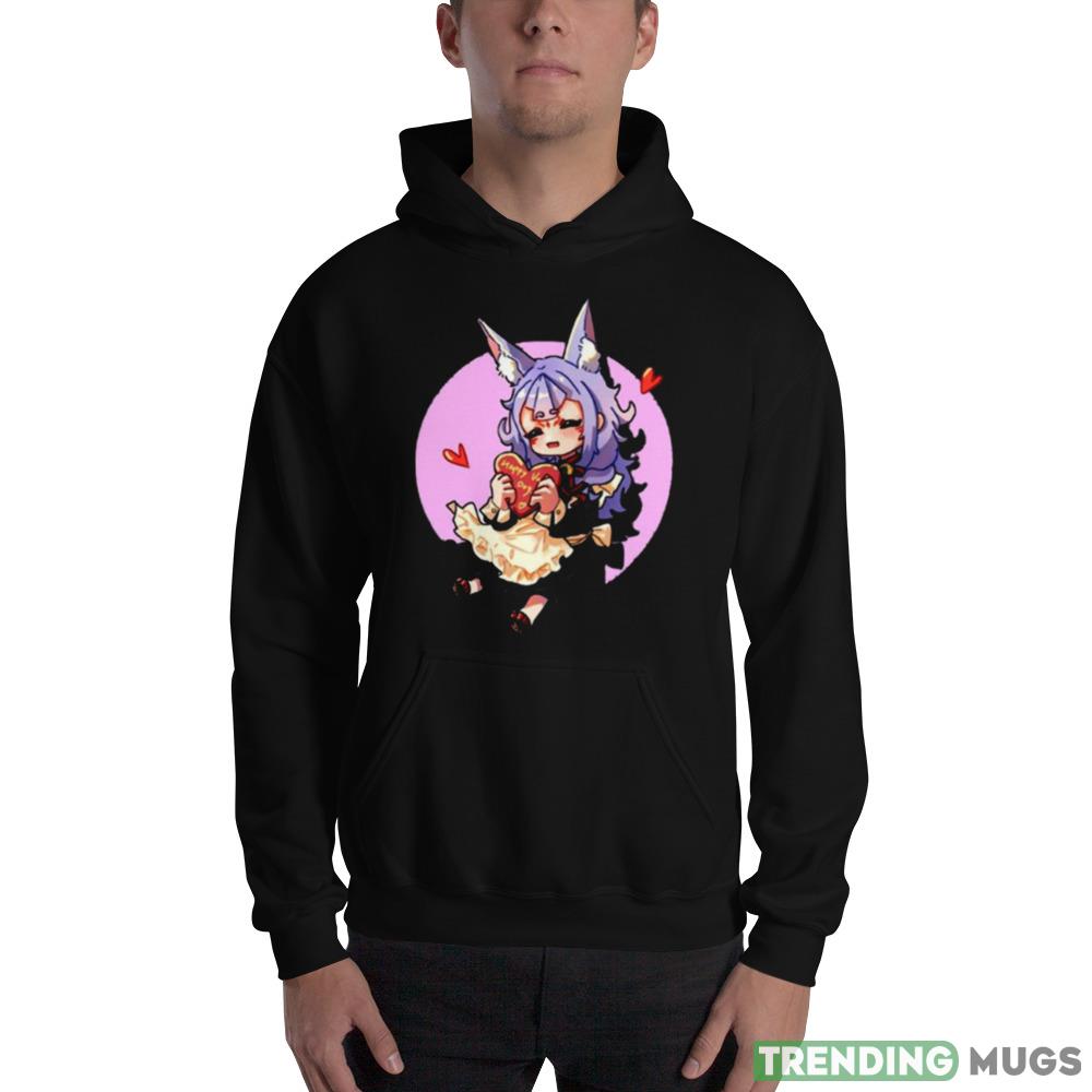 Chibi Nina Kosaka Nijisanji shirt Dark Shirt Chibi Nina Kosaka Nijisanji shirt Dark Shirt