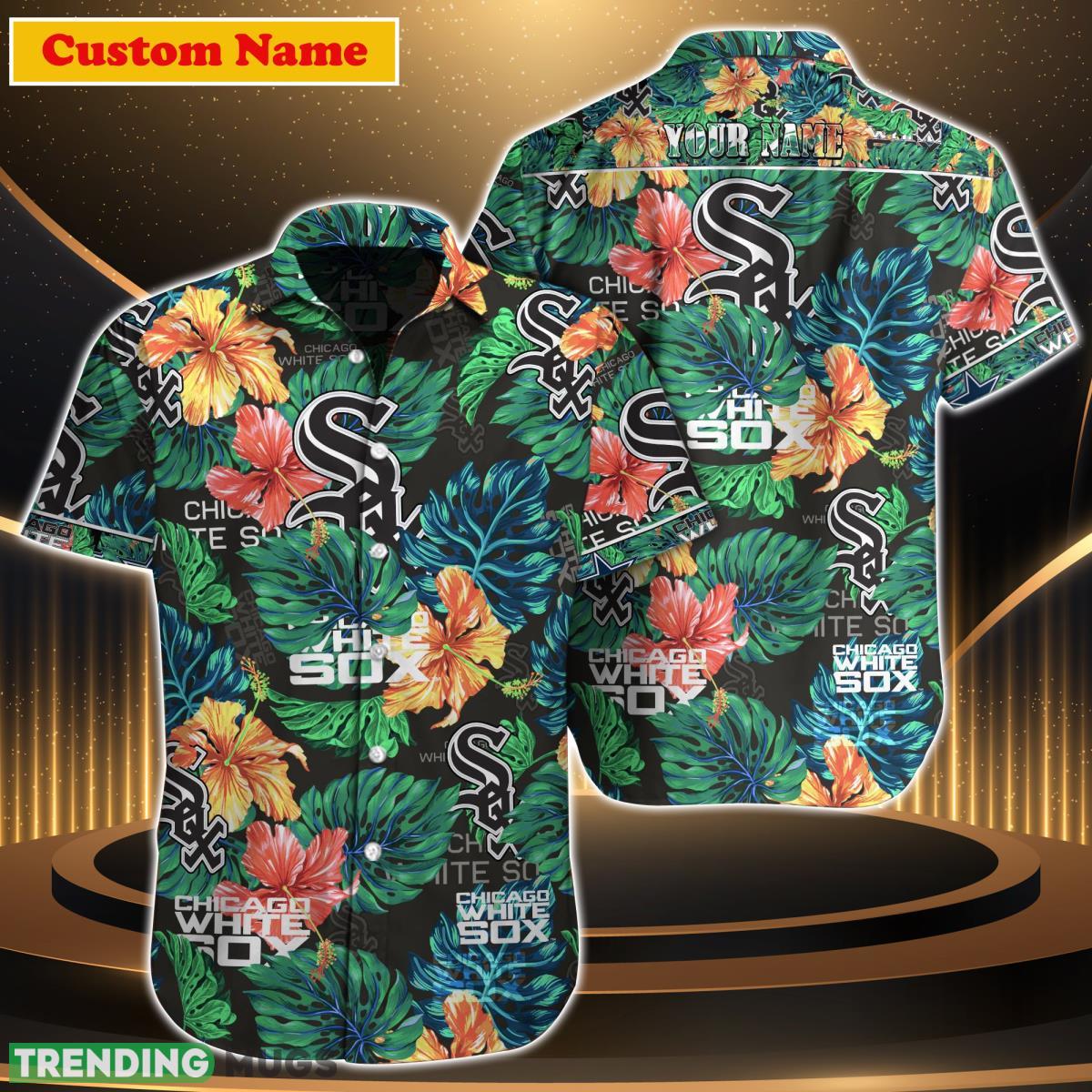 Chicago White Sox MLB Custom Name Hawaiian Shirt For Men Women Gift For Fan Product Photo 1 Chicago White Sox MLB Custom Name Hawaiian Shirt For Men Women Gift For Fan Product Photo 1