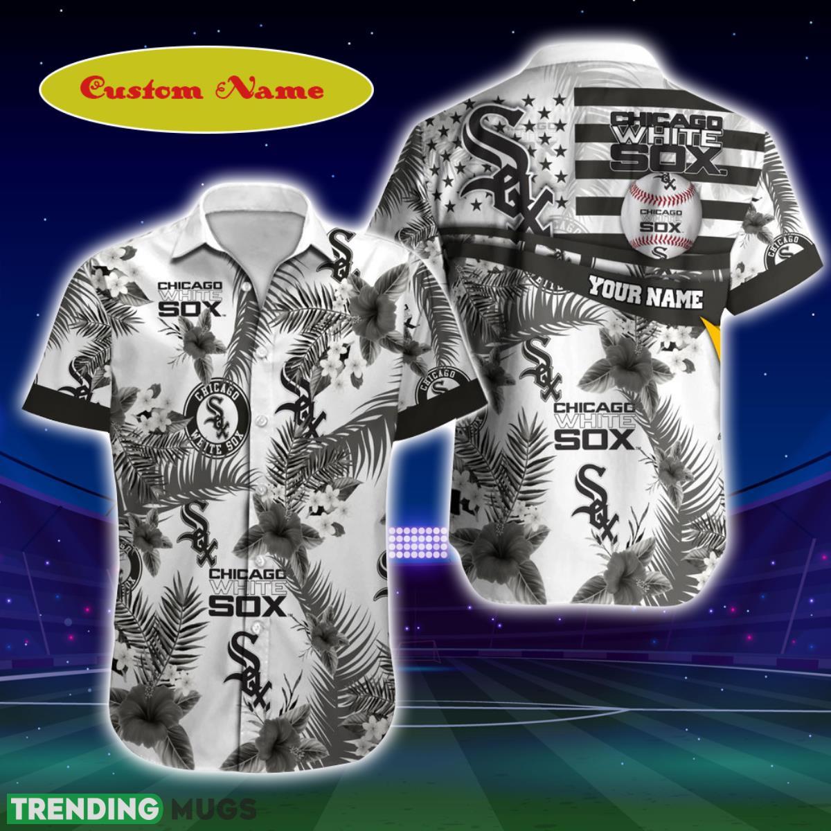 Chicago White Sox MLB Custom Name Hawaiian Shirt Impressive Gift For Men And Women Fans Product Photo 1 Chicago White Sox MLB Custom Name Hawaiian Shirt Impressive Gift For Men And Women Fans Product Photo 1
