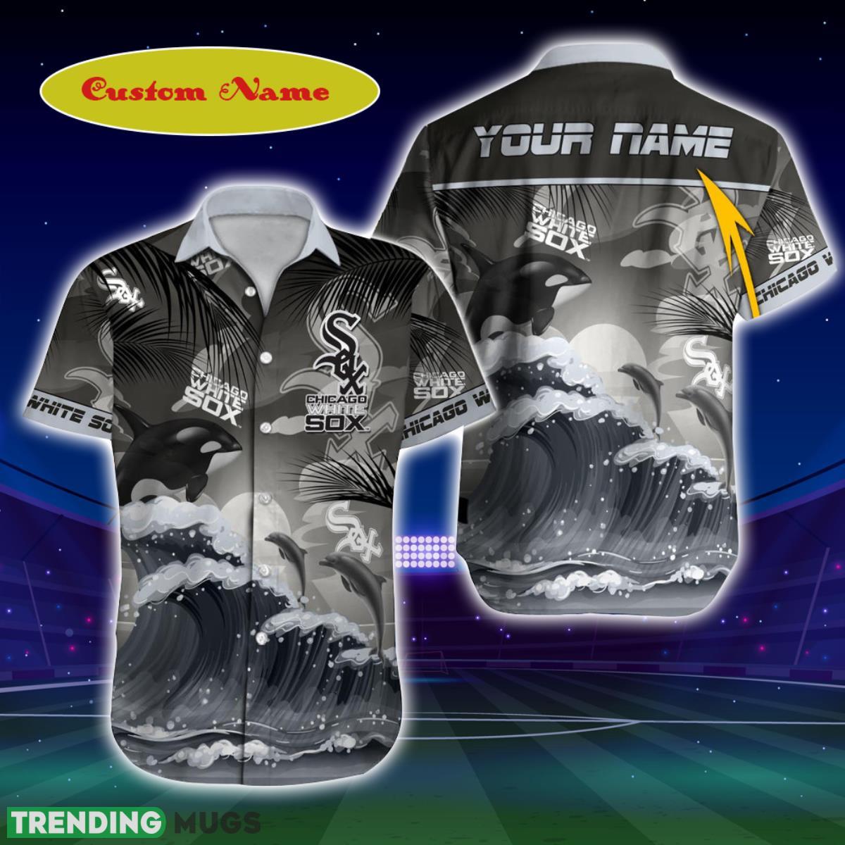 Chicago White Sox MLB Custom Name Hawaiian Shirt Unique Gift For Men And Women Fans Product Photo 1 Chicago White Sox MLB Custom Name Hawaiian Shirt Unique Gift For Men And Women Fans Product Photo 1