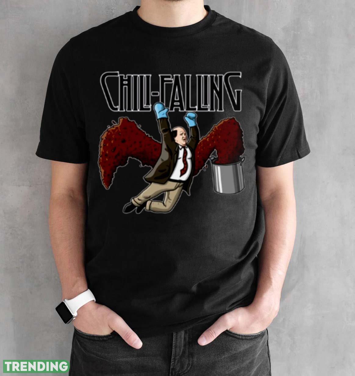 Chili Falling The Office shirt Dark Shirt Chili Falling The Office shirt Dark Shirt