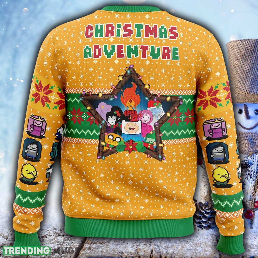 Christmas Adventure Adventure Time Ugly Christmas 3D Sweater For Men And Women Gift Christmas 3D Sweater Christmas Adventure Adventure Time Ugly Christmas 3D Sweater For Men And Women Gift Christmas 3D Sweater